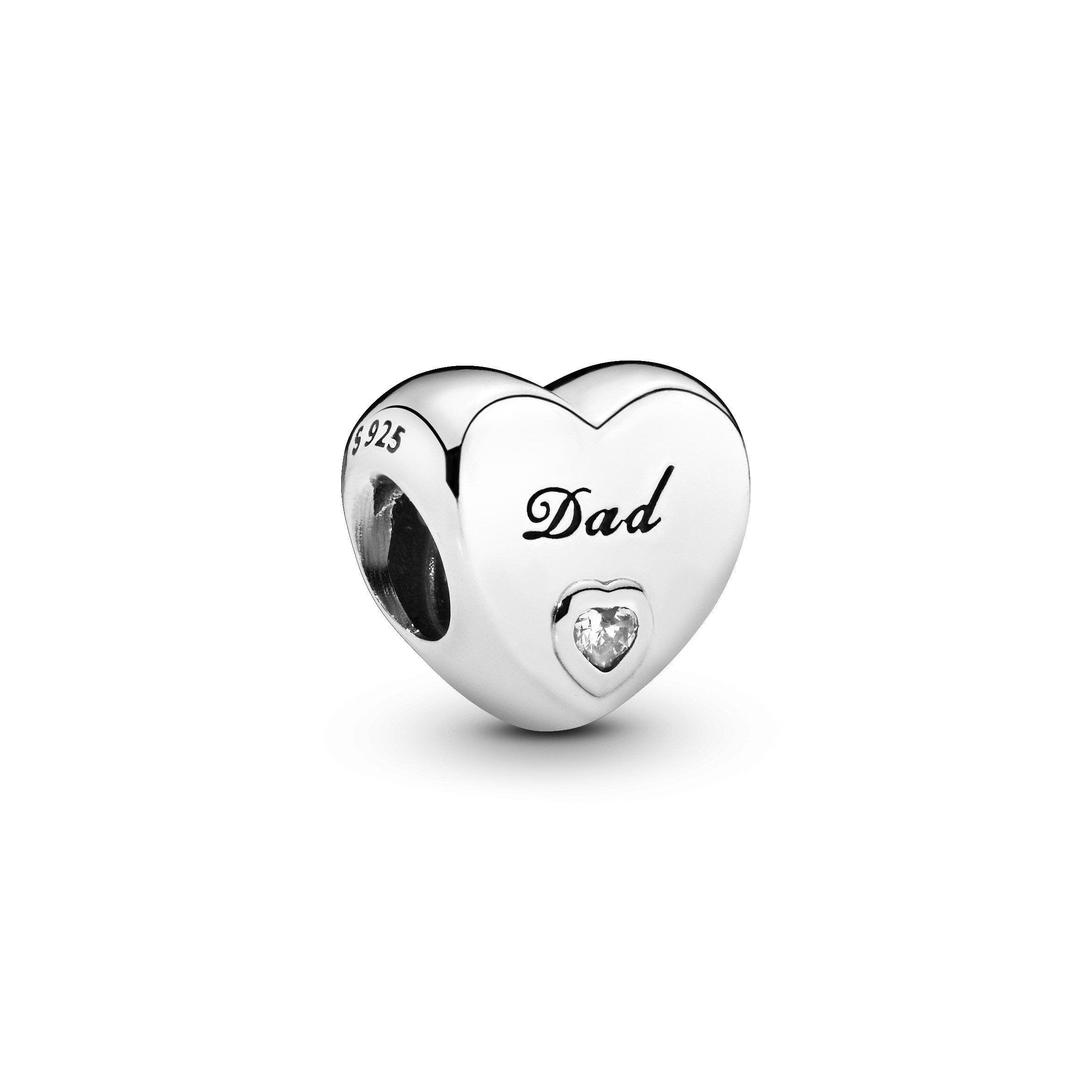 Pandora Bead Pandora Charm 796458CZ Silber Dad-Herz