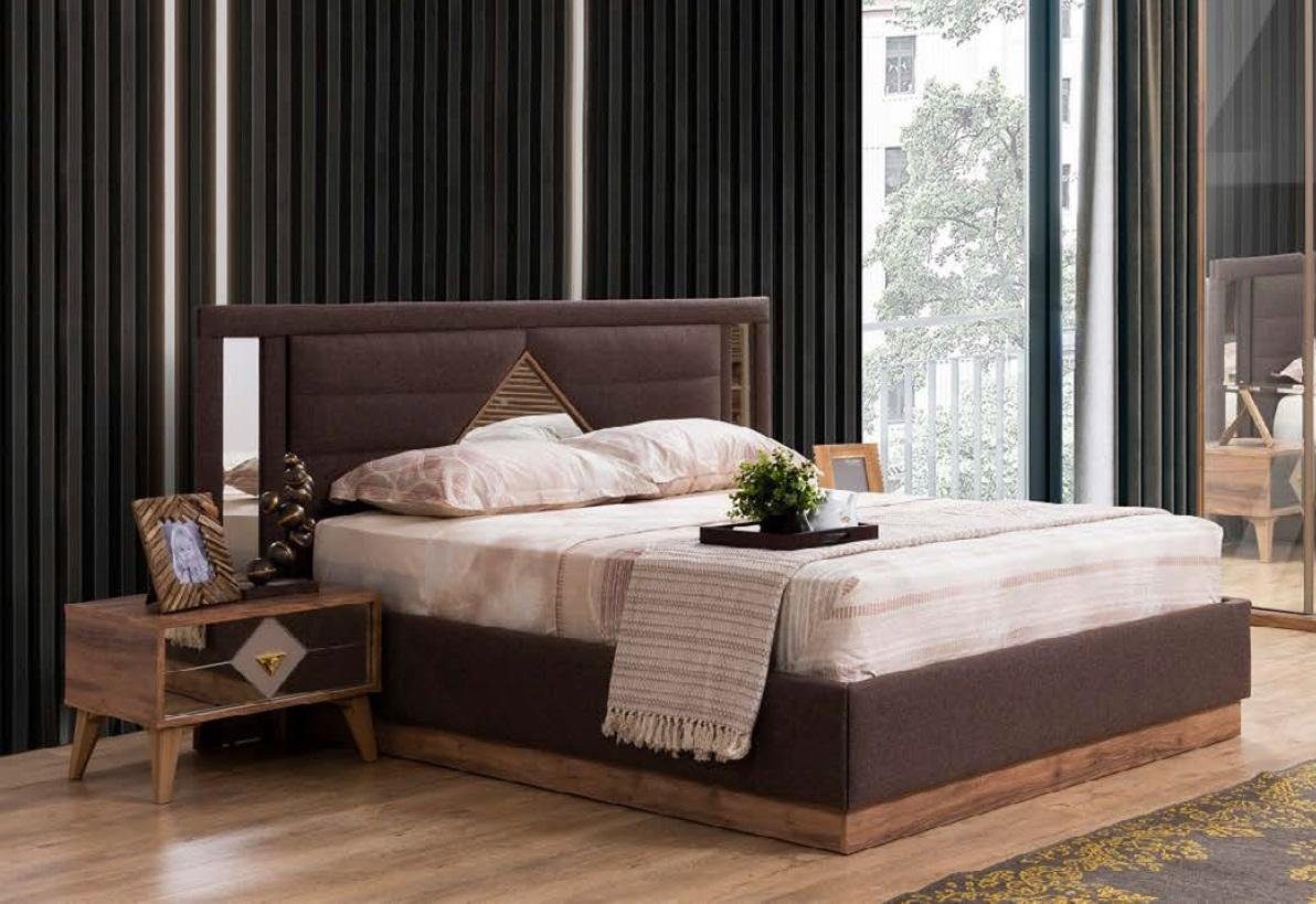 JVmoebel Bett Bett Luxus Betten Holz Bettrahmen Design Modern Bettgestelle  Möbel