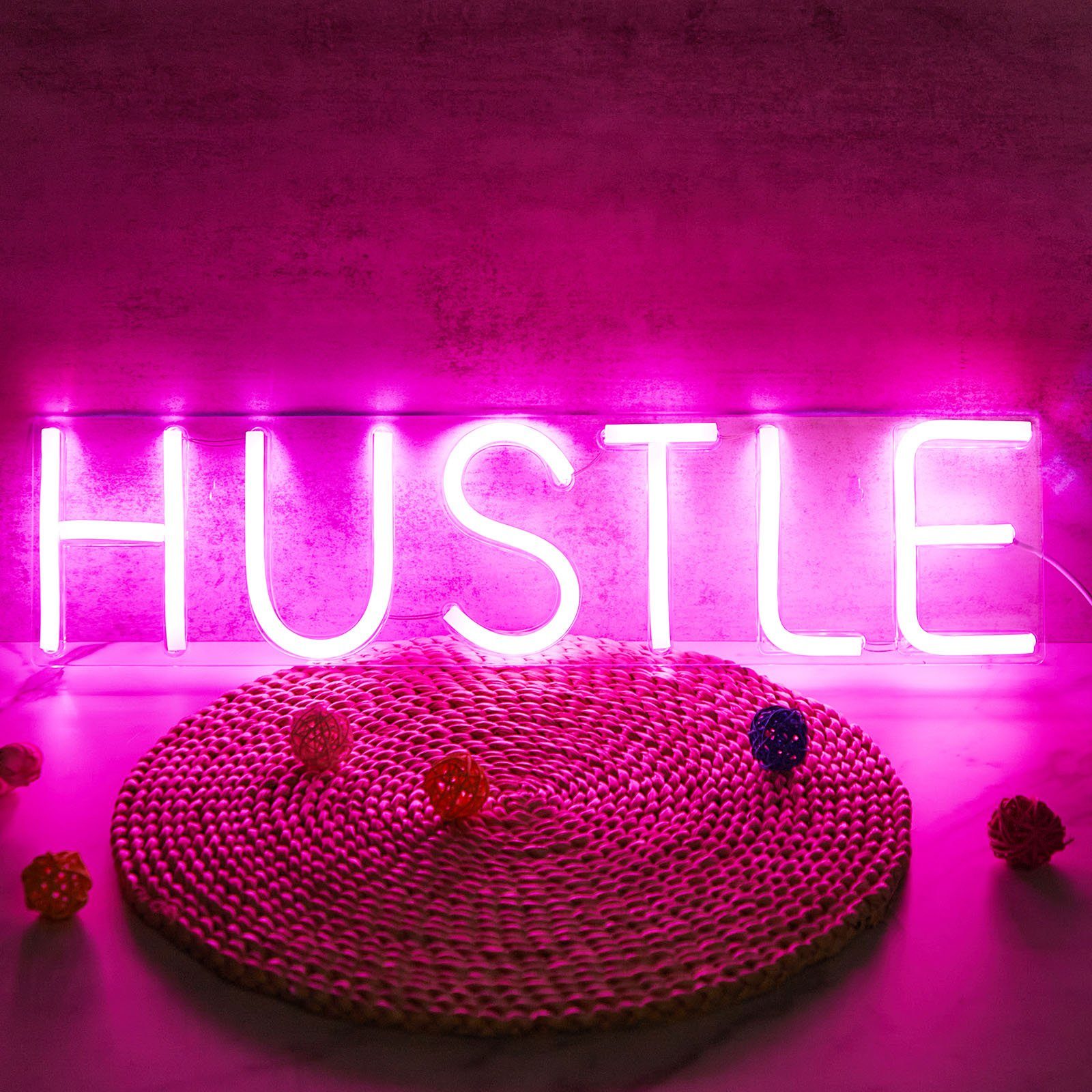 Sunicol Nachtlicht LED Neon Schild Licht Nachtlicht Leuchtreklame Sign Wand günstig online kaufen