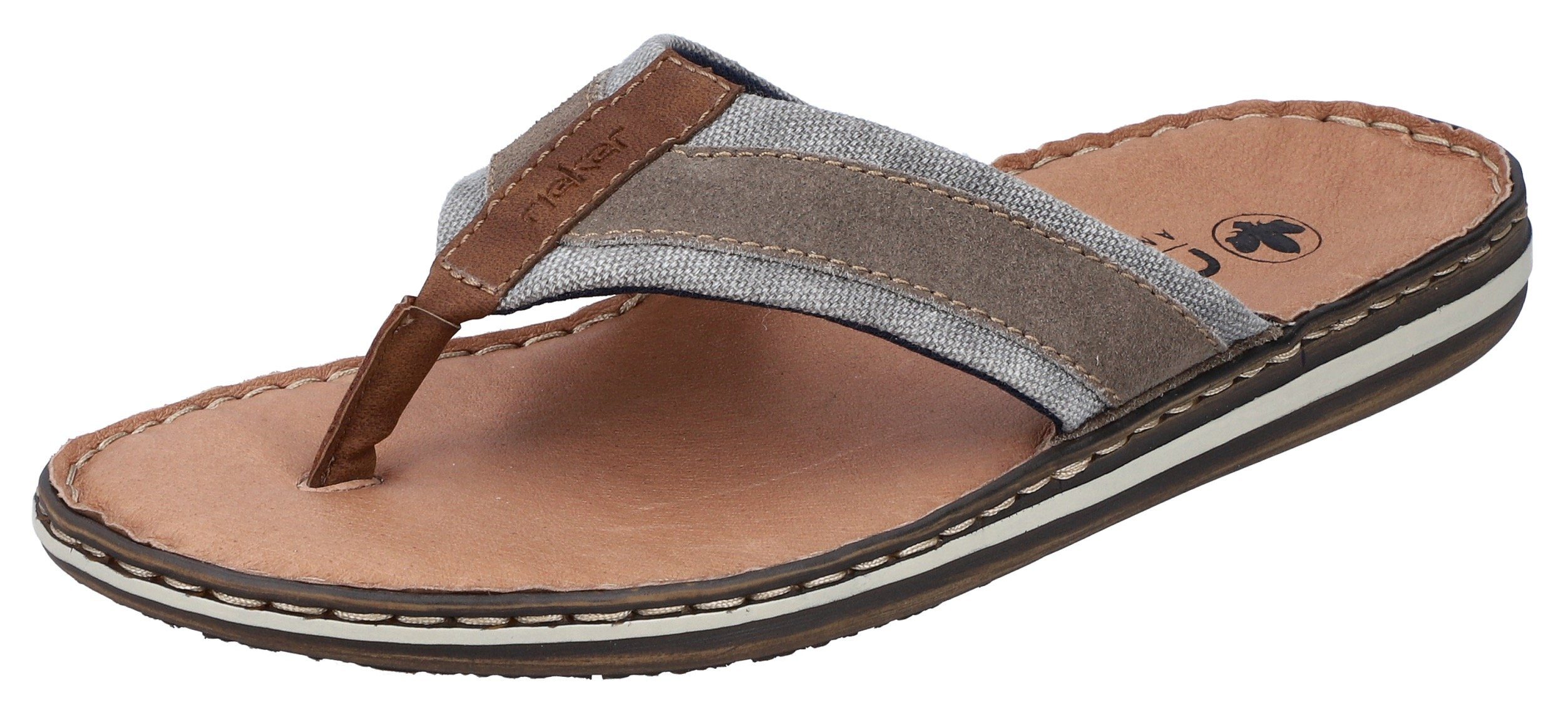 Rieker Zehentrenner, Sommerschuh, Schlappen, Poolslides, Badeschuh, günstig online kaufen