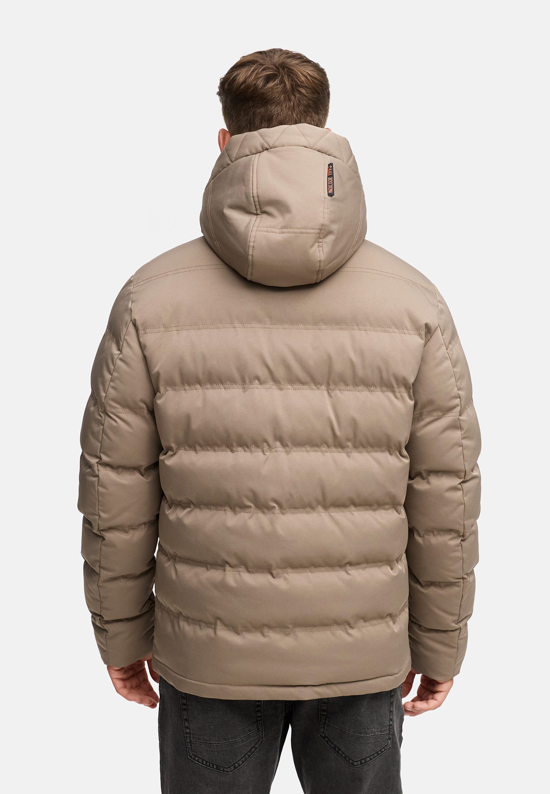 Indicode Steppjacke Herren Nemos Herrenjacke Daunen-Optik