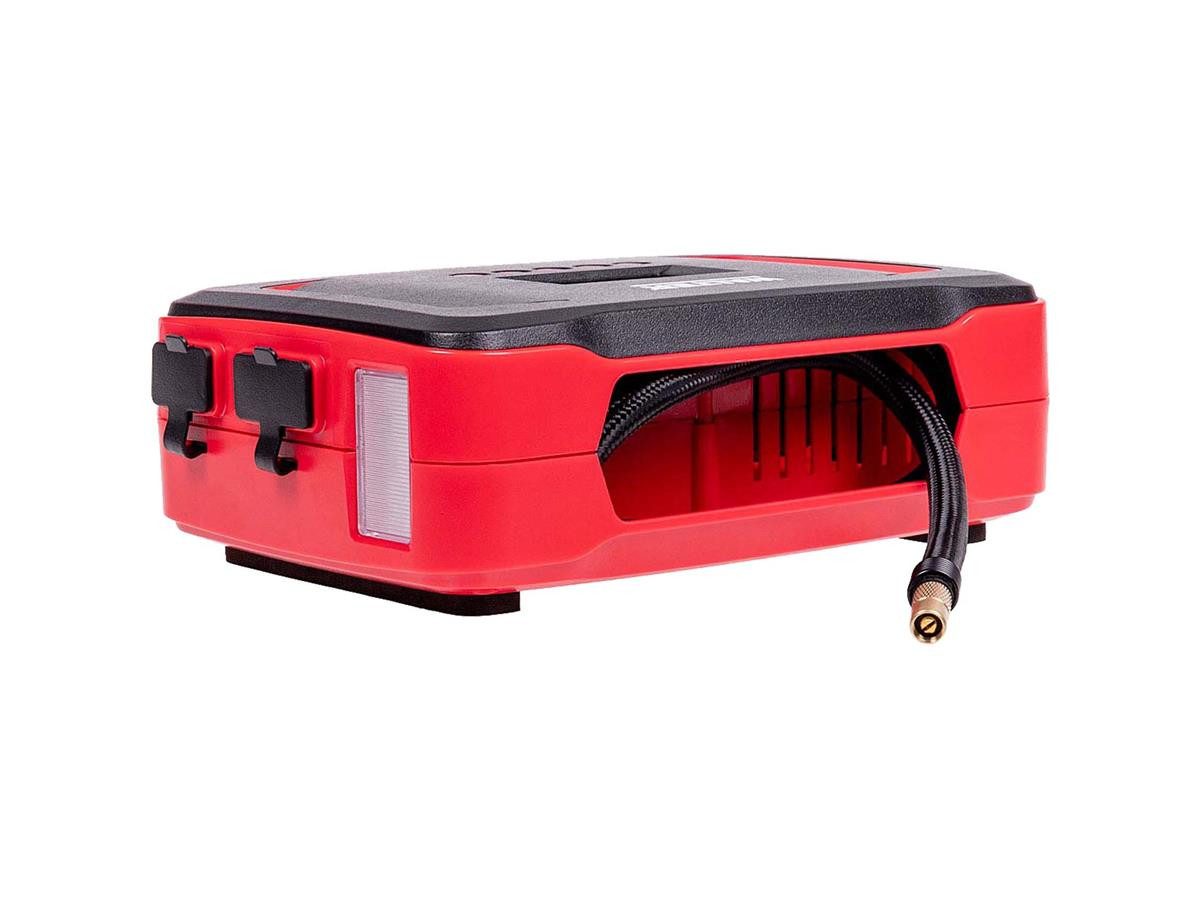 WALTER Li-Ion Motorcycle Jump Starter with Compressor, 2000 mAh (12 V)