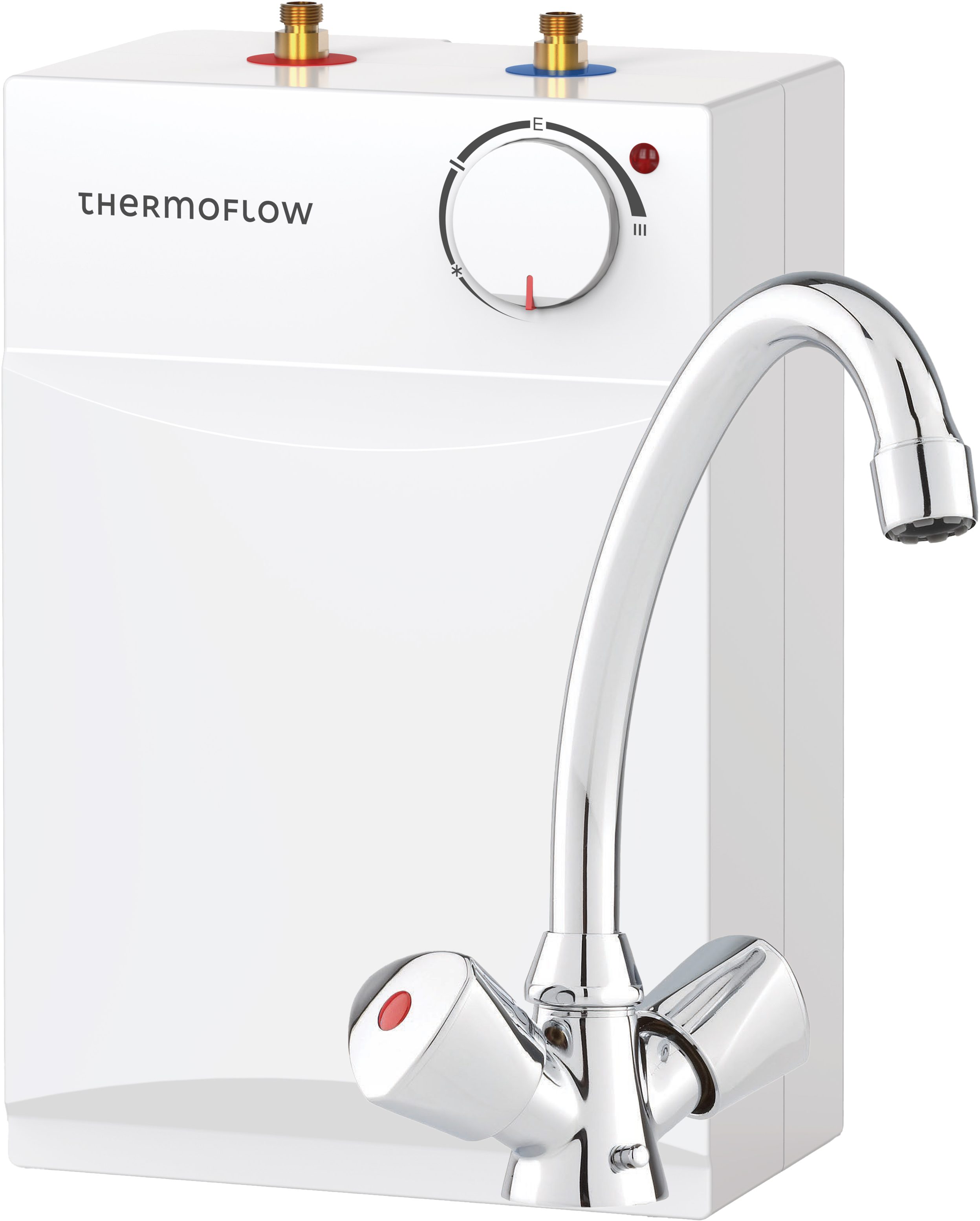 Thermoflow Untertischspeicher UT 5, (max. 75°C) (Set, mit Niederdruckarmatur QMIX 12), mit Armatur