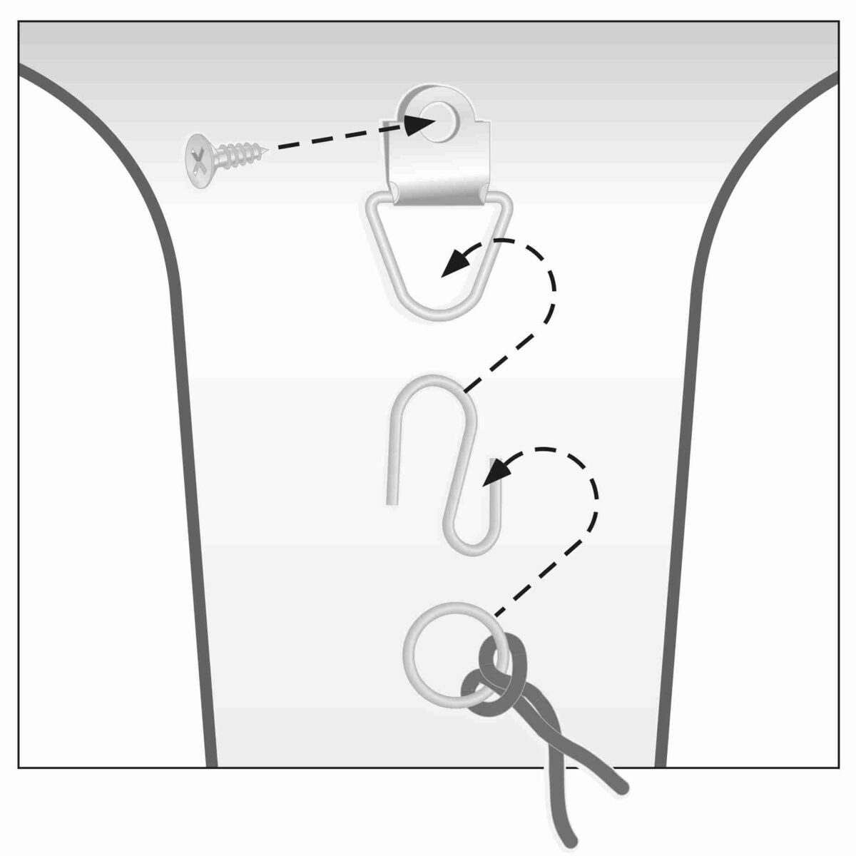 TRIXIE Trenngitter Auto-Netz - schwarz - 120 × 100 cm