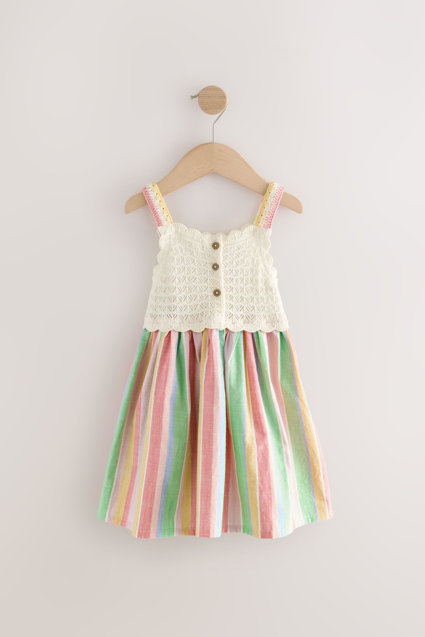 Next Strickkleid Kleid „Regenbogen“ (1-tlg) günstig online kaufen
