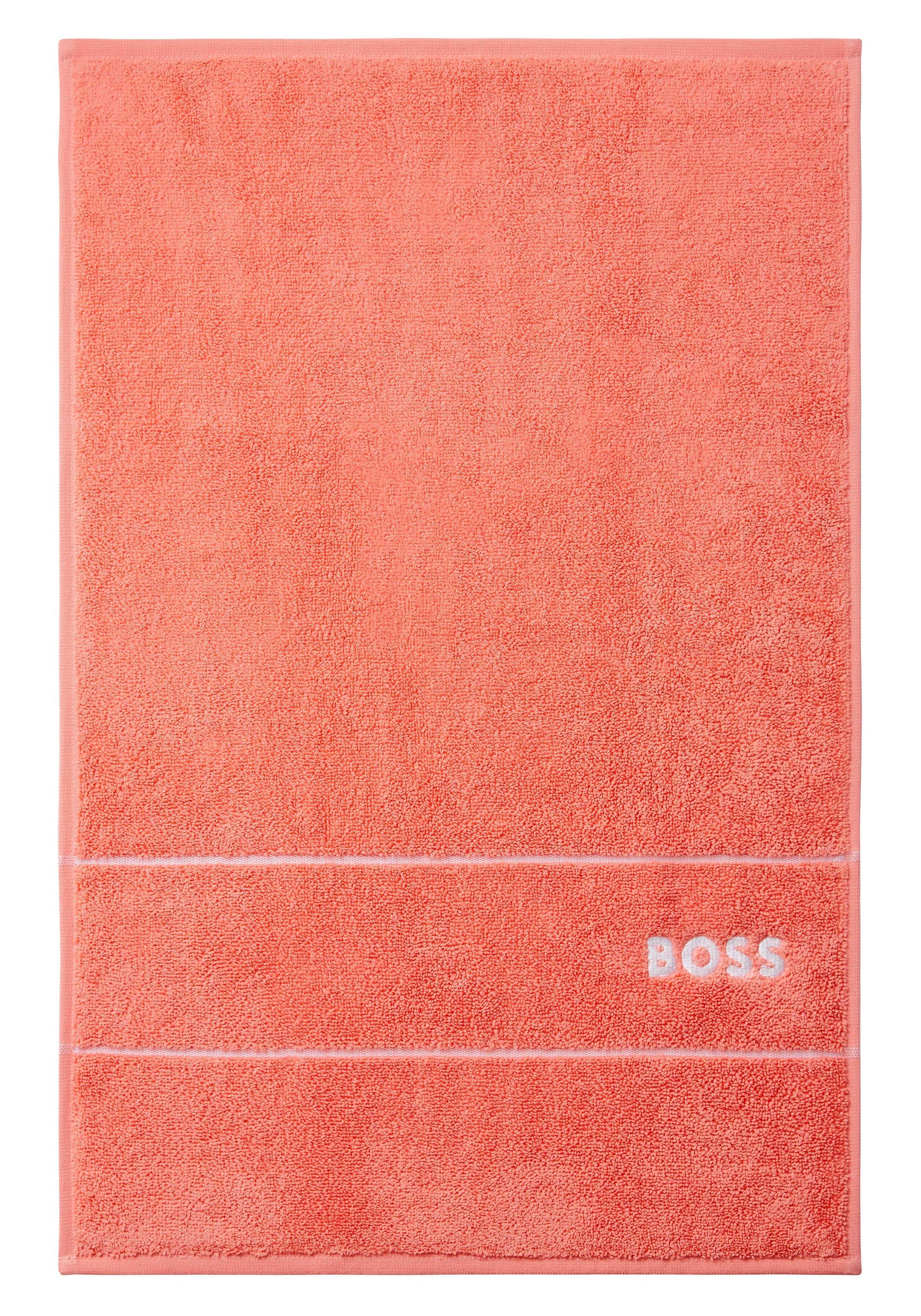 Boss mit modernem Baumwolle, SORBETN 100% Hugo Home PLAIN Gästehandtücher Design (2tlg),