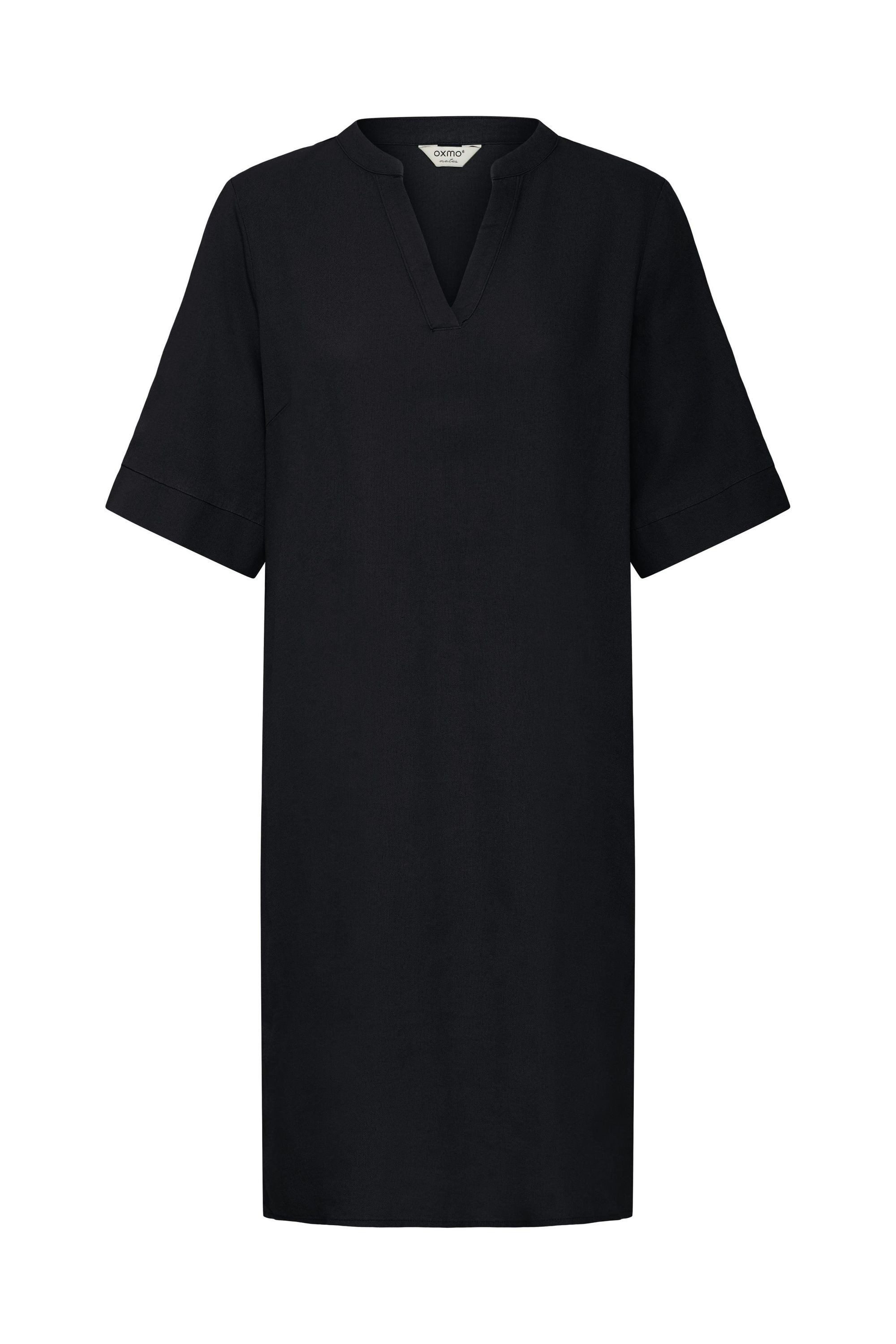 OXMO Minikleid OXNInna Modisches Kleid aus Leinen-Mix