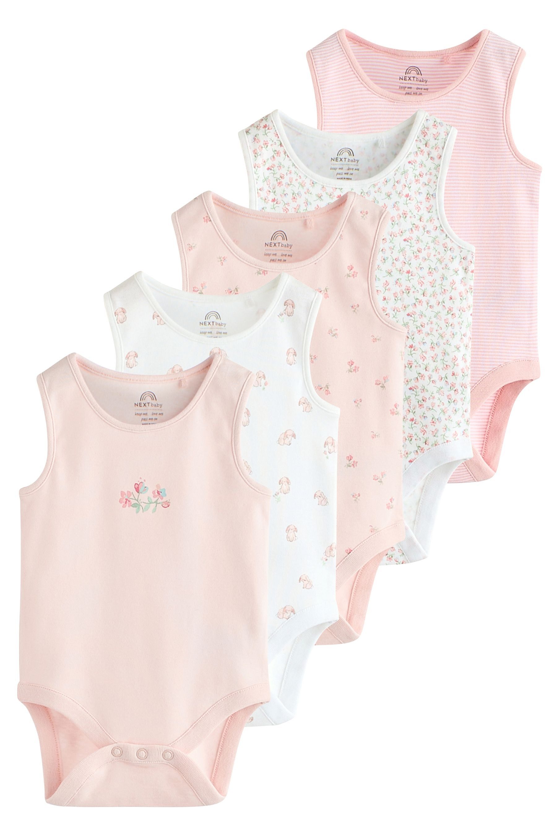 Next Body 5er-Pack Baby Trägertops (5-tlg)