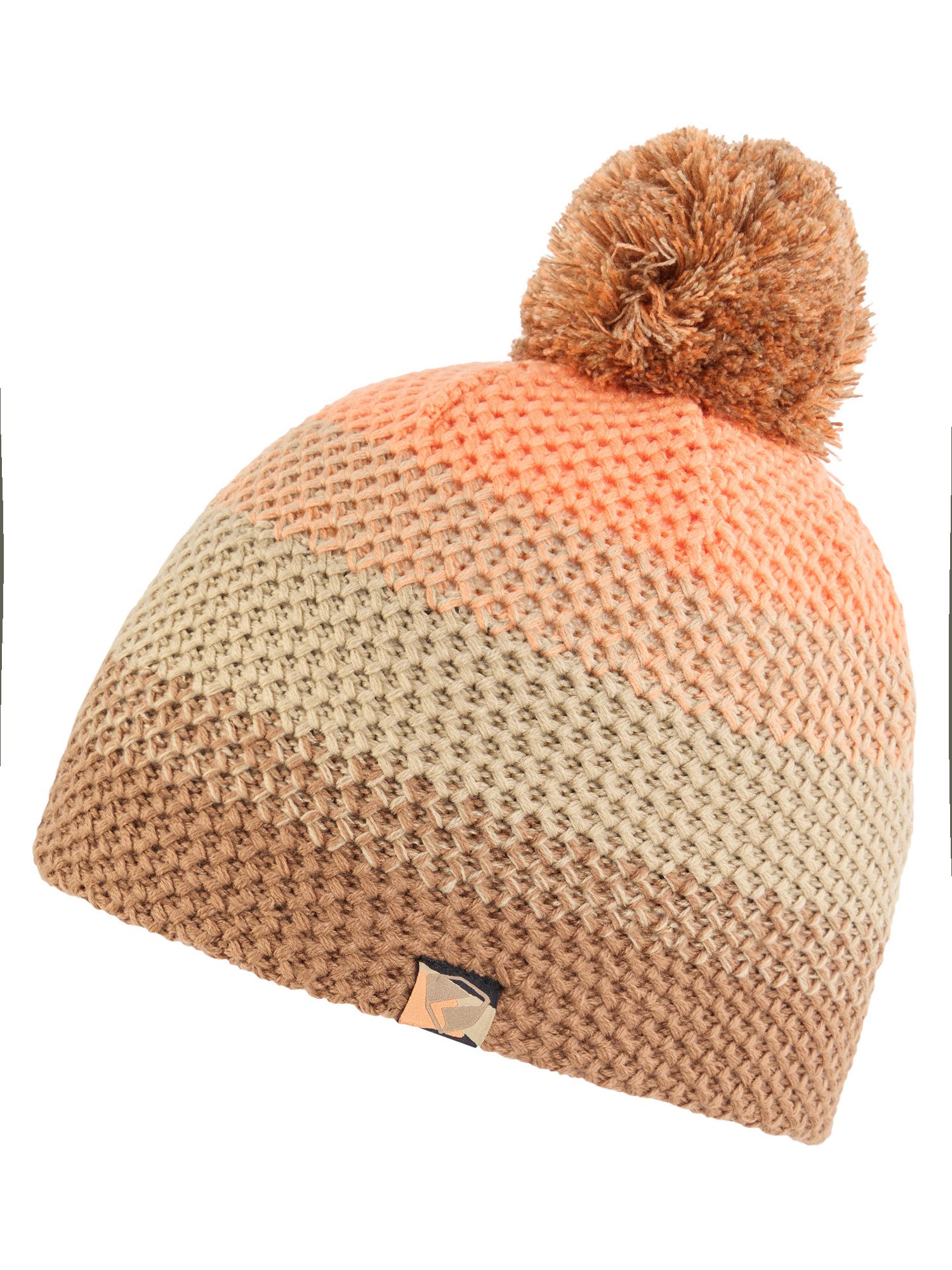 Ziener Strickmütze ISHI-Z JUNIOR warm, weiches Fleecefutter, reflektierende Elemente