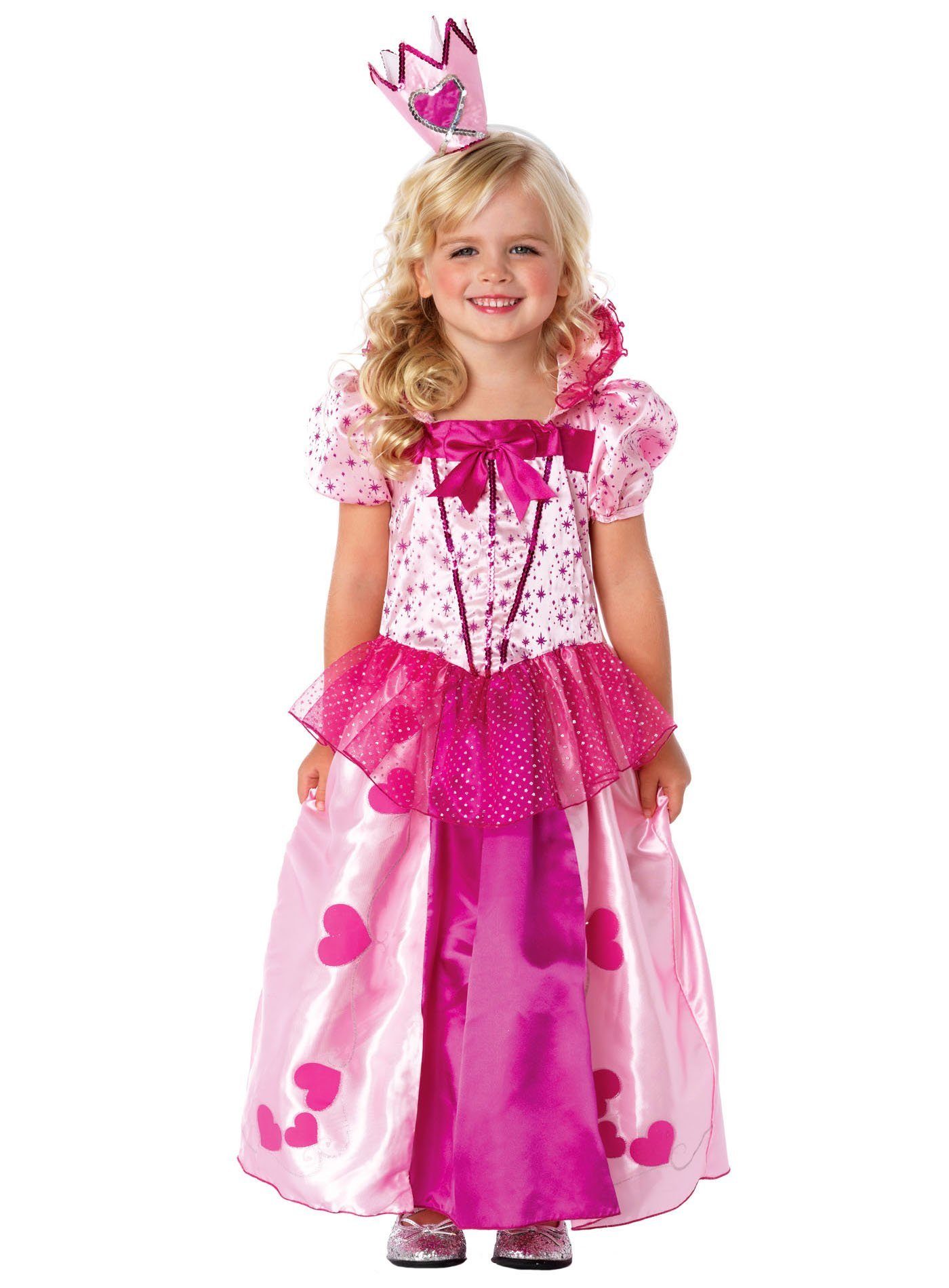 Leg Avenue Prinzessin-Kostüm Herzchen Prinzessin Kostüm für Kinder, Herzallerliebstes Märchenkleid für Mädchen