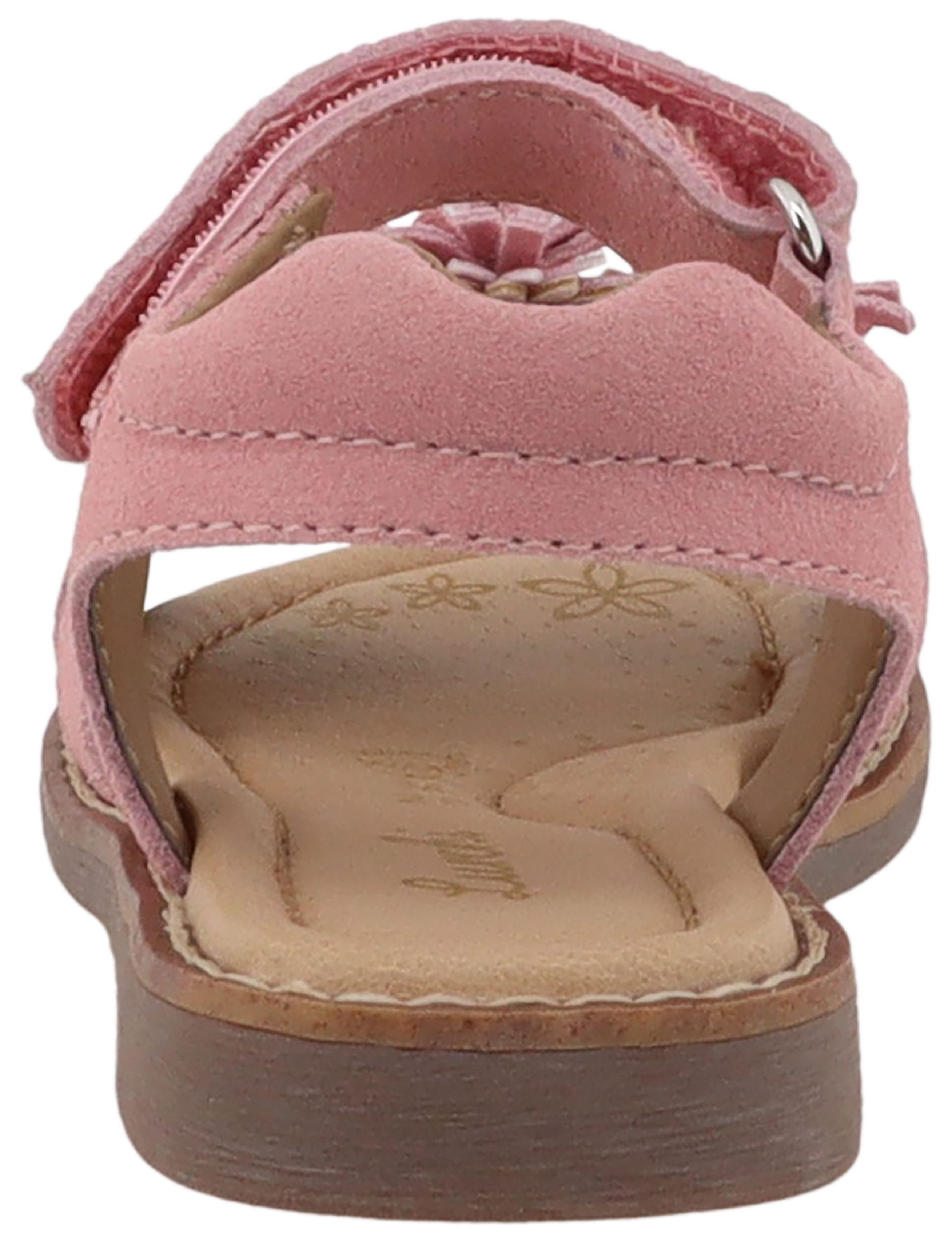 Lurchi Loona Sandale Klettschuh mit Blütenapplikation, Größenschablone zum Download