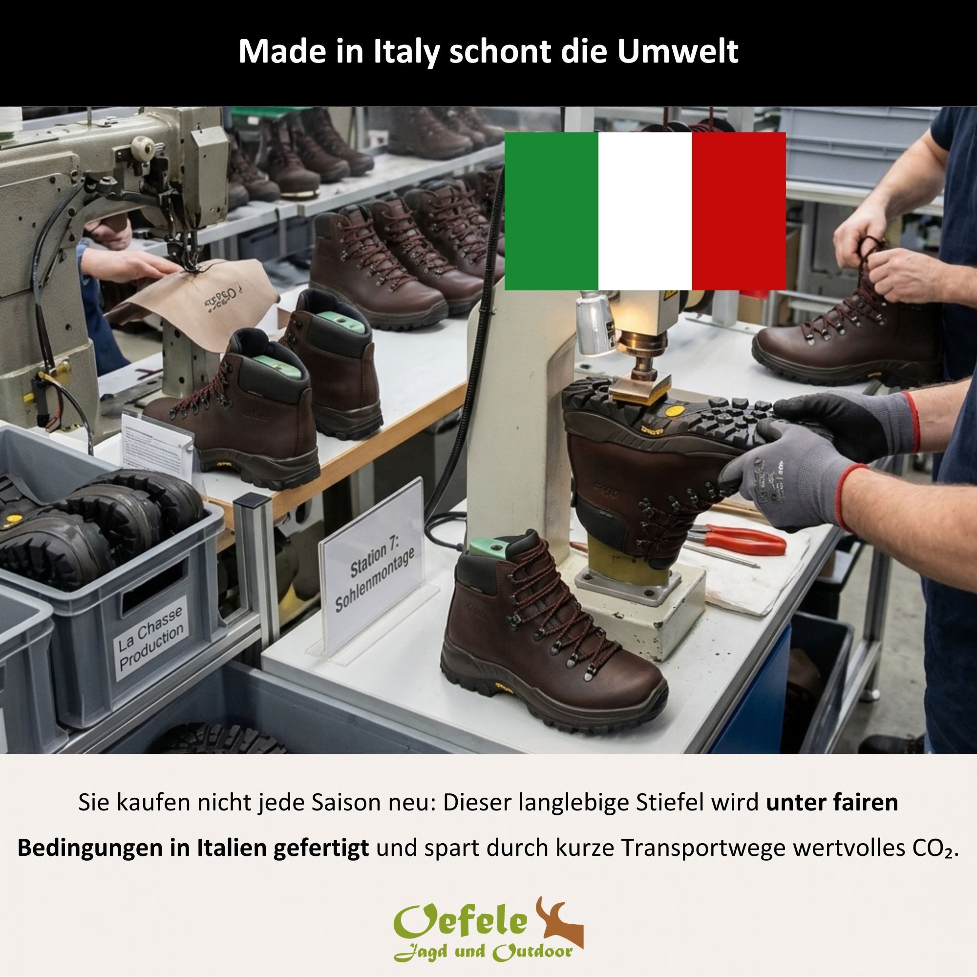 La Chasse® Jagdstiefel Herren aus Rindsleder "Arosa" wasserdicht & atmungsaktiv Wanderschuh