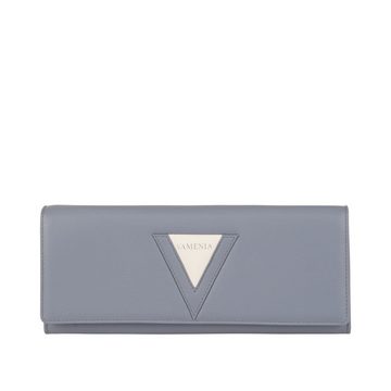 VAMENIA - Handmade in Germany Clutch Lange Clutch Bag aus Kalbsleder in blau -BONA DEA-