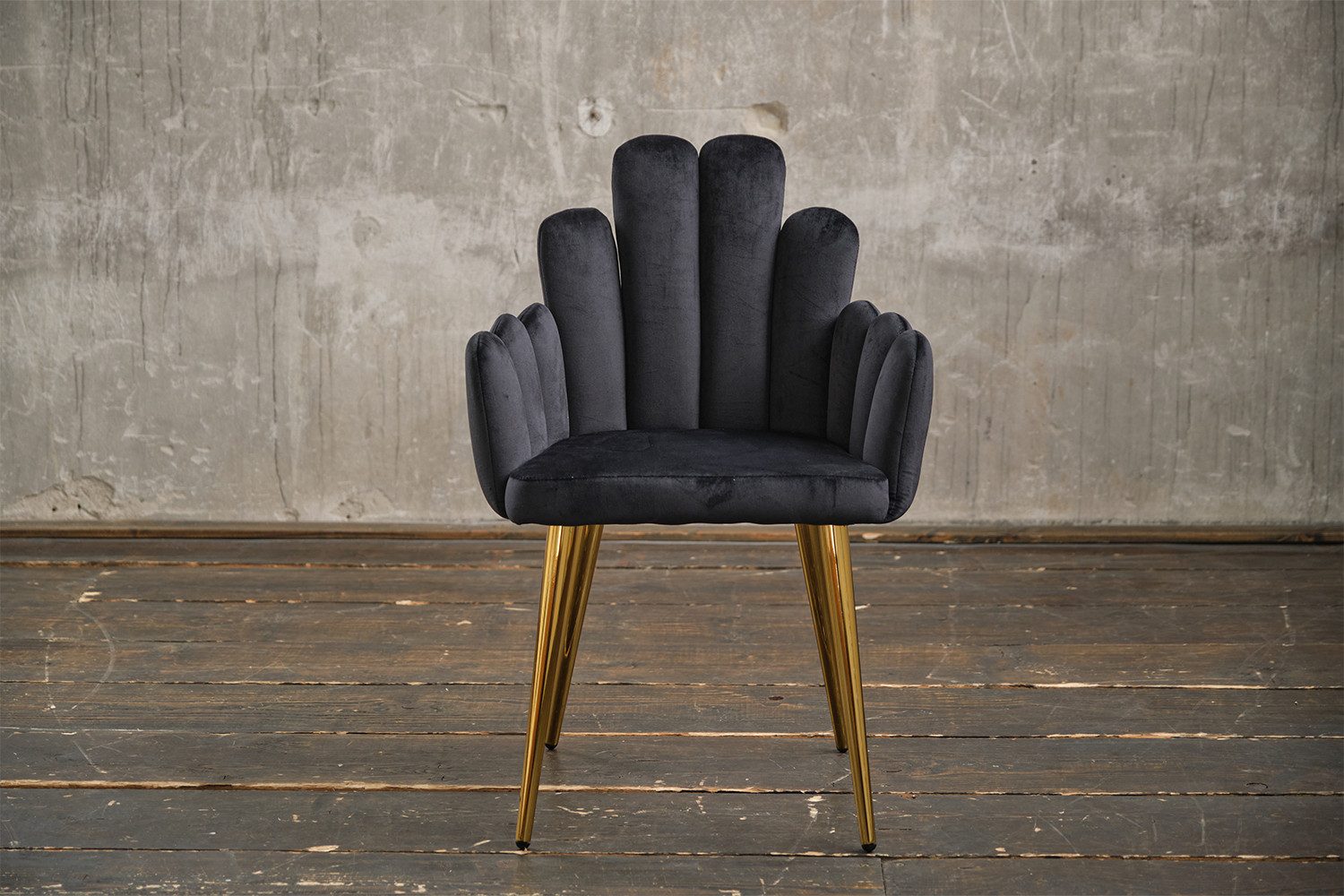 KAWOLA Esszimmerstuhl FREJA, Stuhl Velvet verschiedene günstig online kaufen