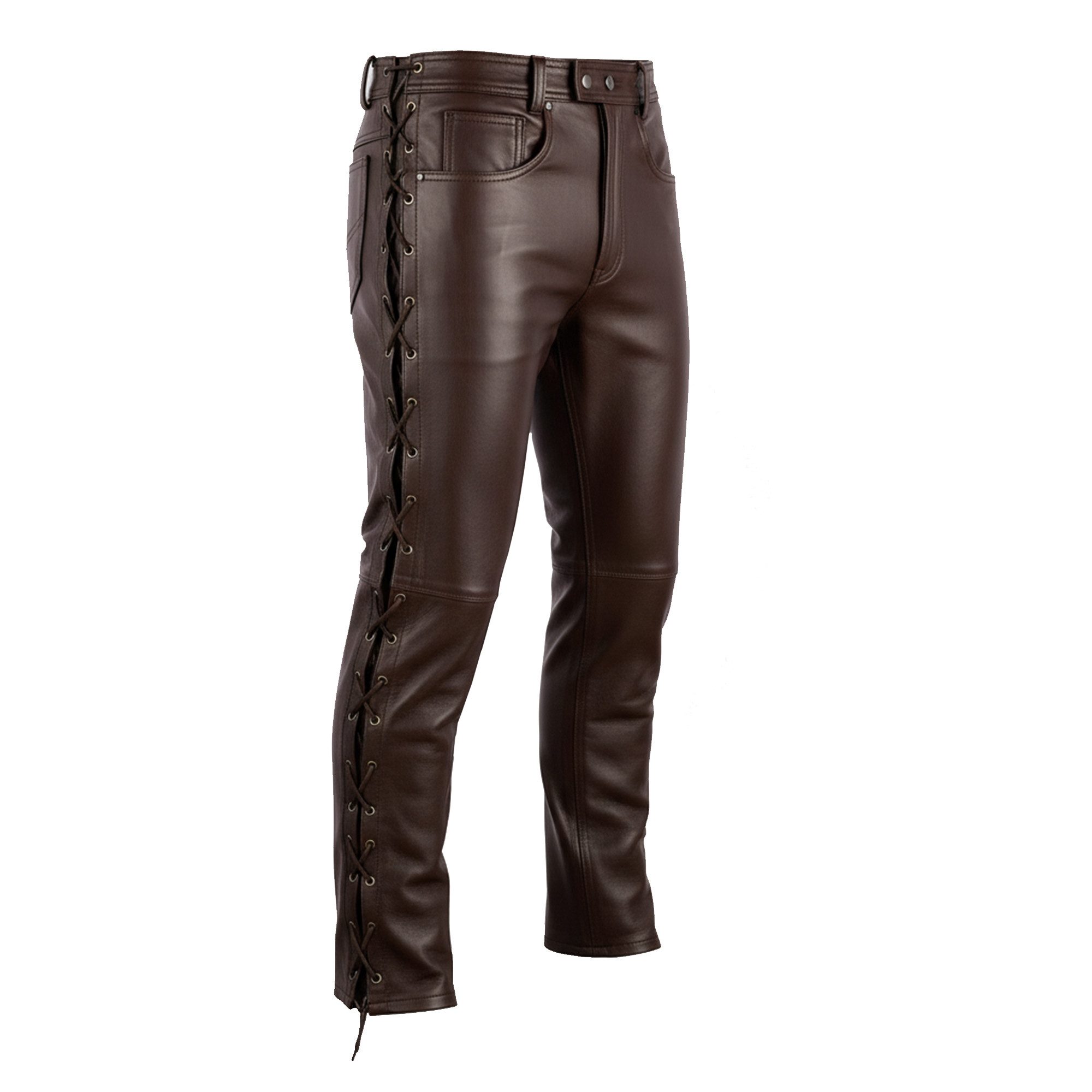 RadMasters Motorradhose GW860 Stylish Biker Lederjeans aus Büffelleder