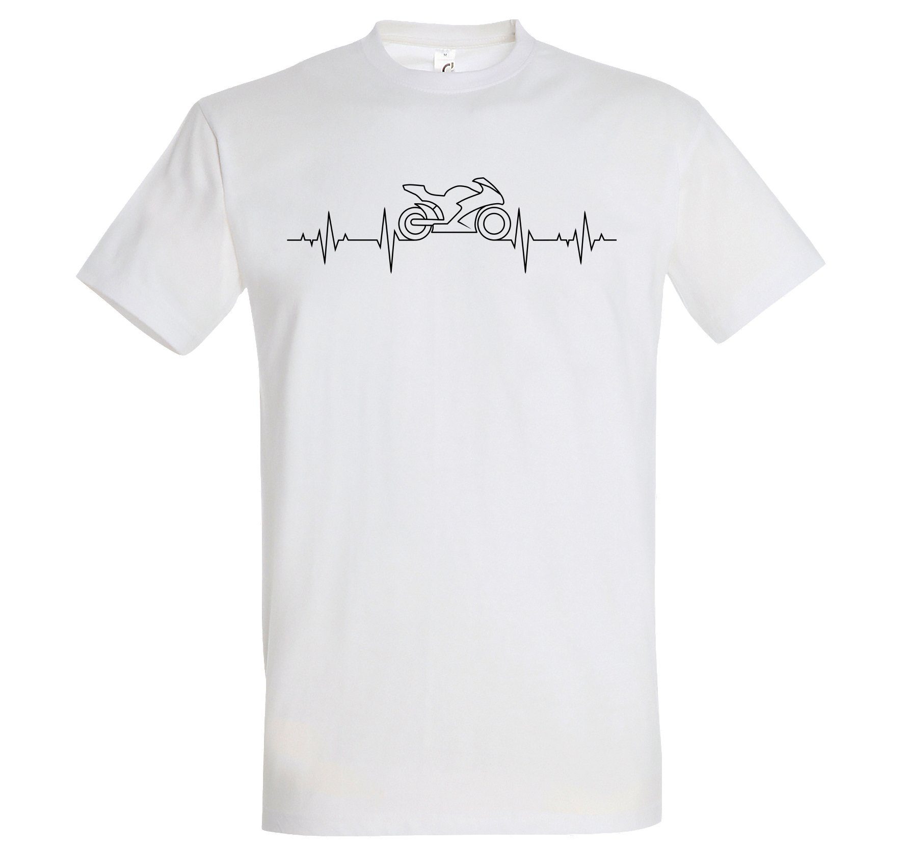 Youth Designz Print-Shirt Heartbeat Motorrad Herren günstig online kaufen
