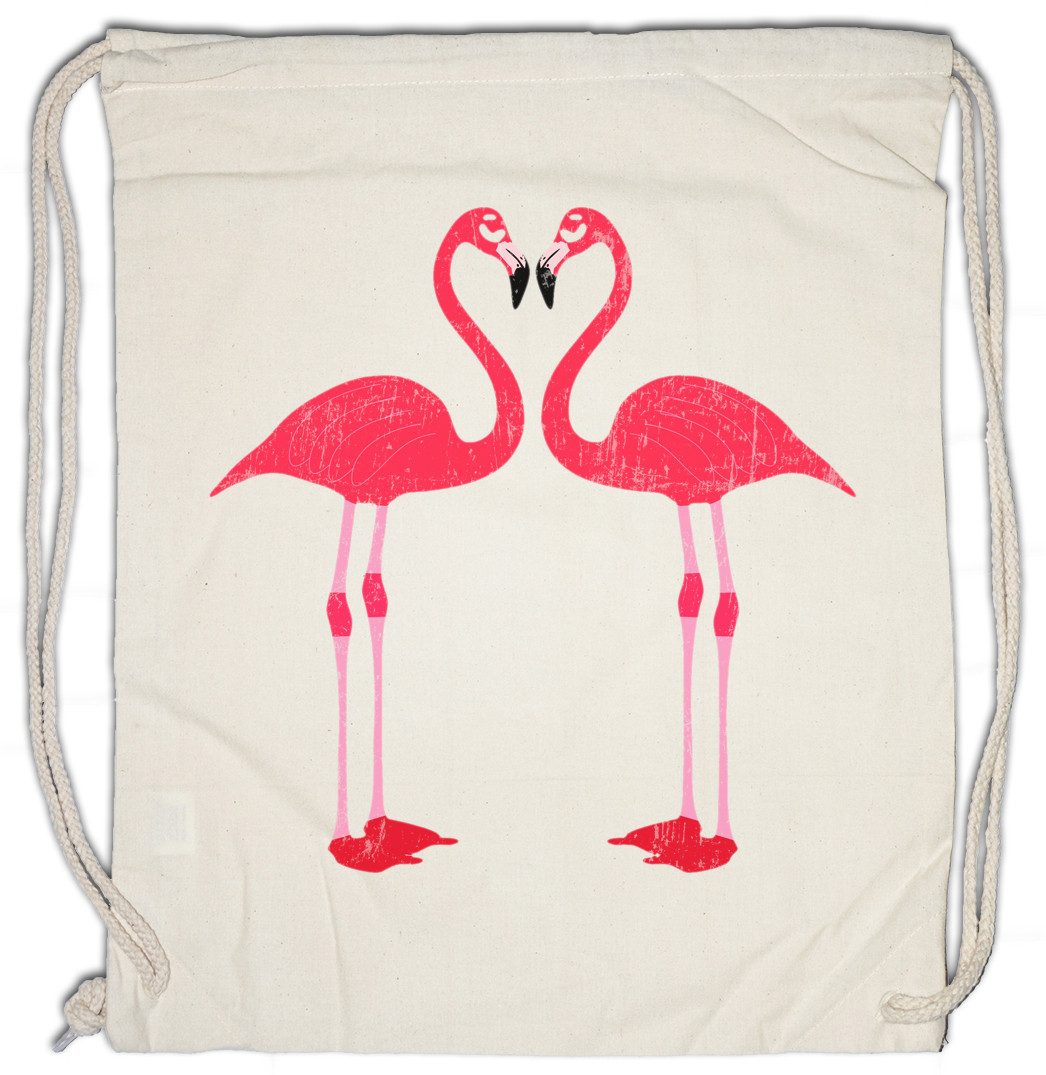 Urban Backwoods Turnbeutel Flamingo I Turnbeutel Unicorn Vogel Einhorn Prinzessin Princess (1-tlg), Flamingos Animal Welfare Wildlife
