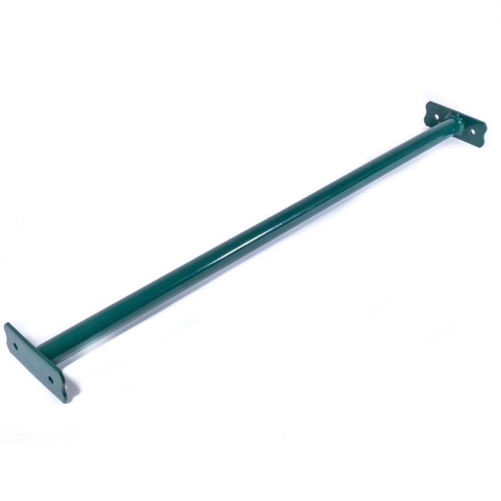 ROG-Gardenline Turnreck, (Reckstange Metall 90 cm Grün – Turnstange für Kinder Garten Reck mit Befestigungsplatten), Reckstange aus Metall - 90 CM - Grün