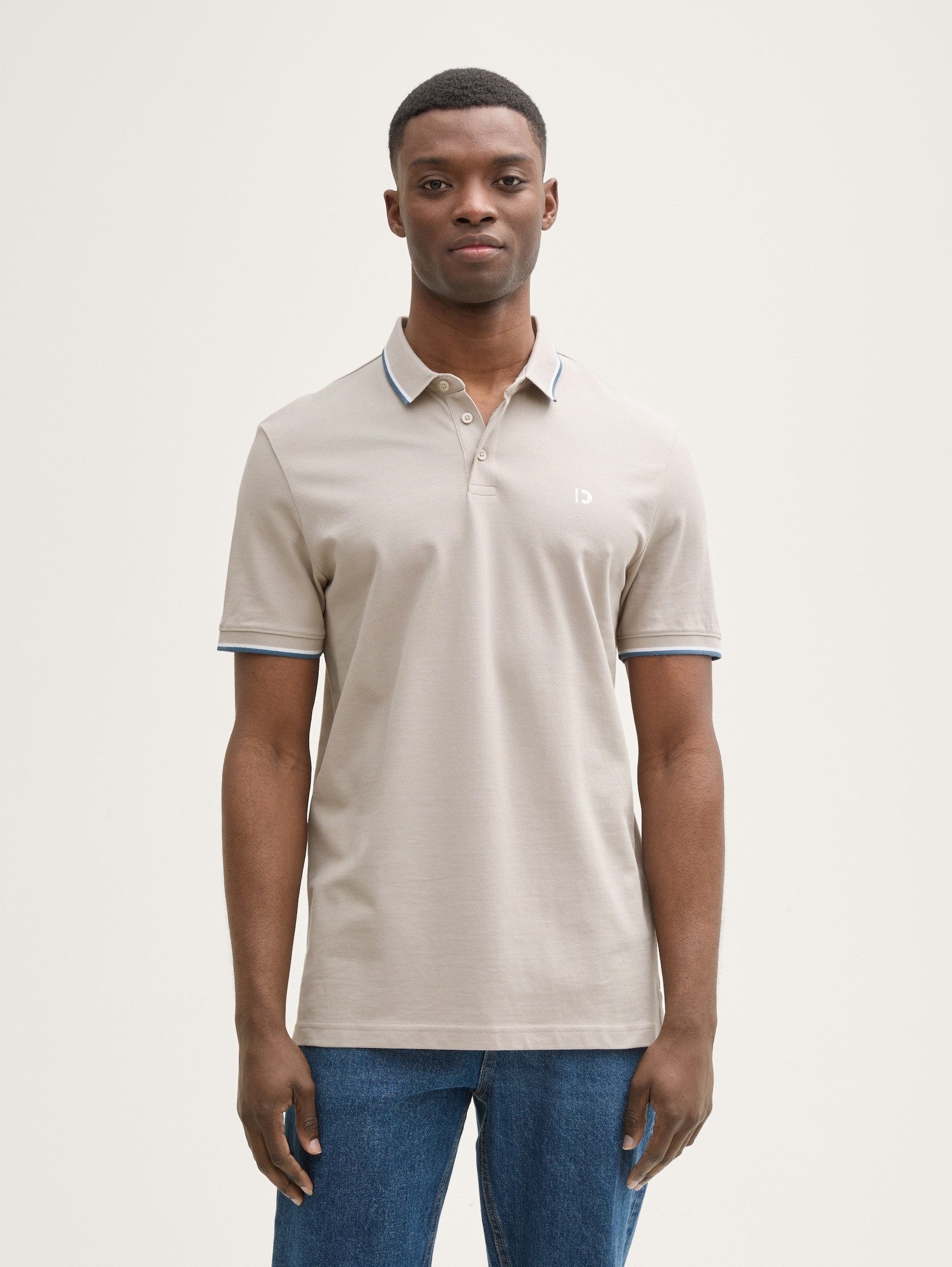 TOM TAILOR Denim Poloshirt Piqué Poloshirt günstig online kaufen
