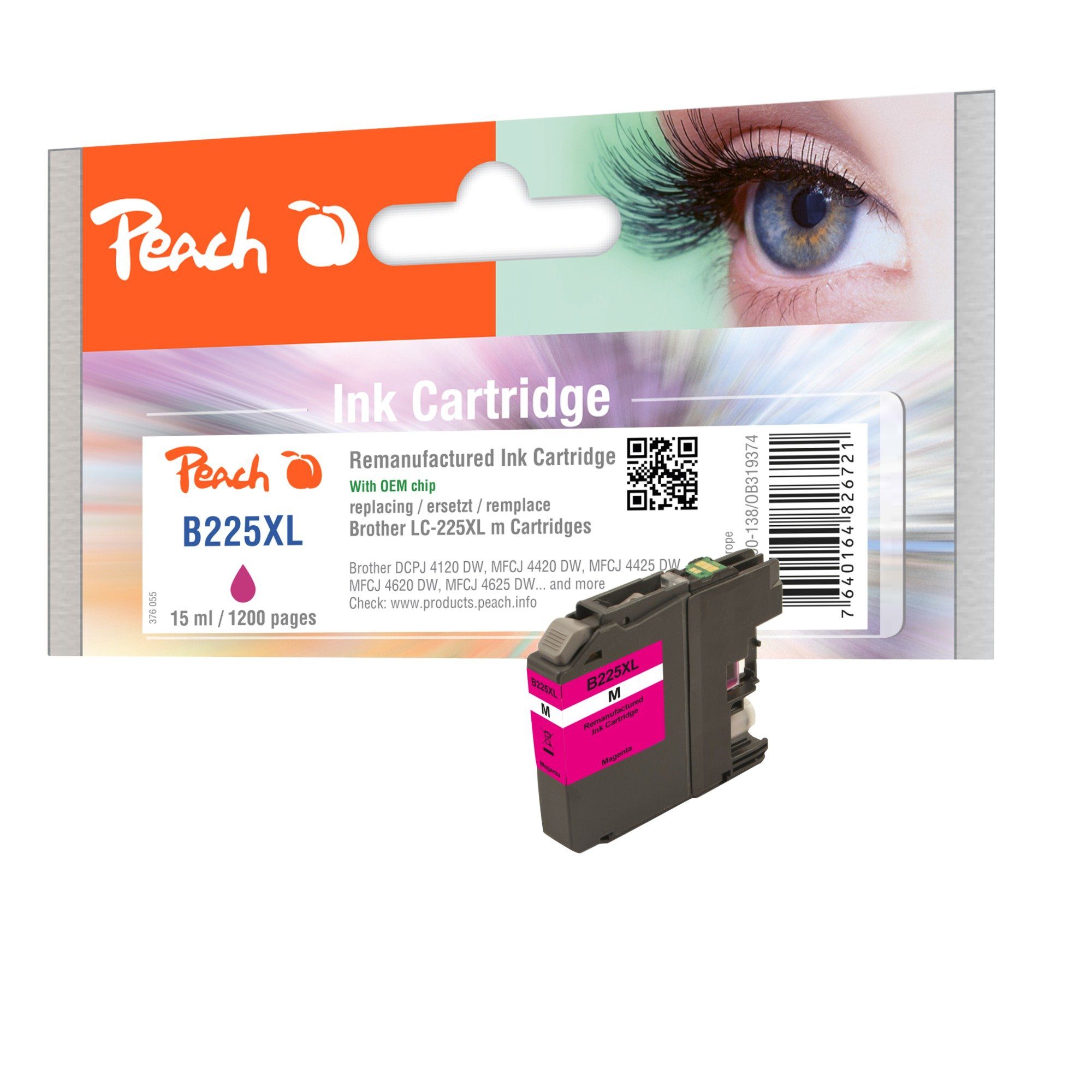 Peach Tinte magenta PI500-138, (kompatibel zu Tintenpatrone