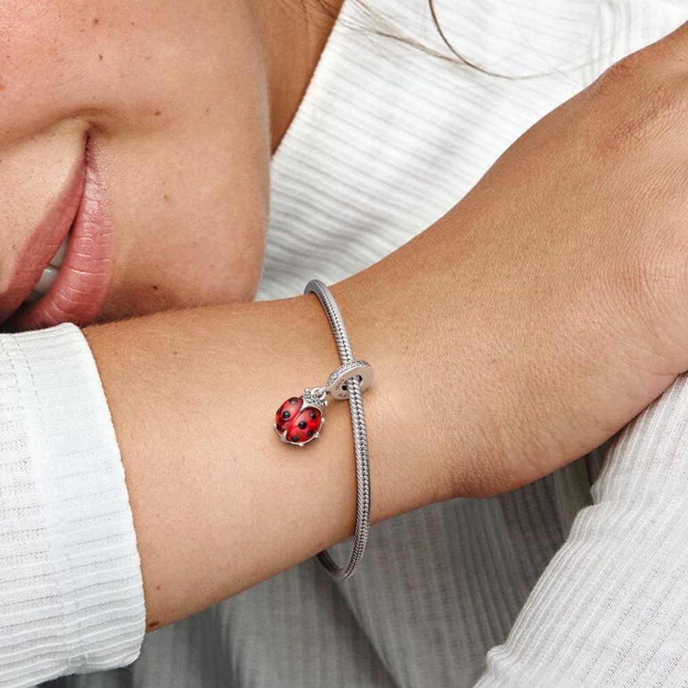 Pandora Charm-Einhänger 792571C01*, Marienkäfer, Tiere, Zirkonia