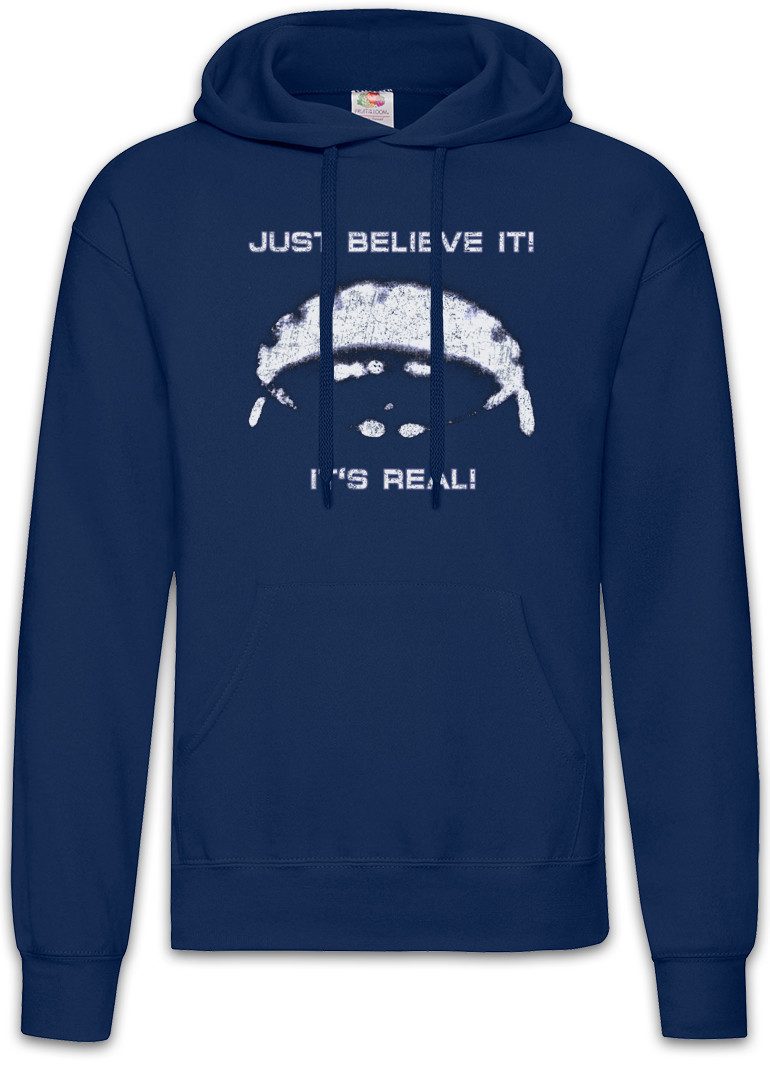 Hoodie Ufo Believe It Herren Hoodie UFO Adamski TR3B Flying Saucer Haunebu