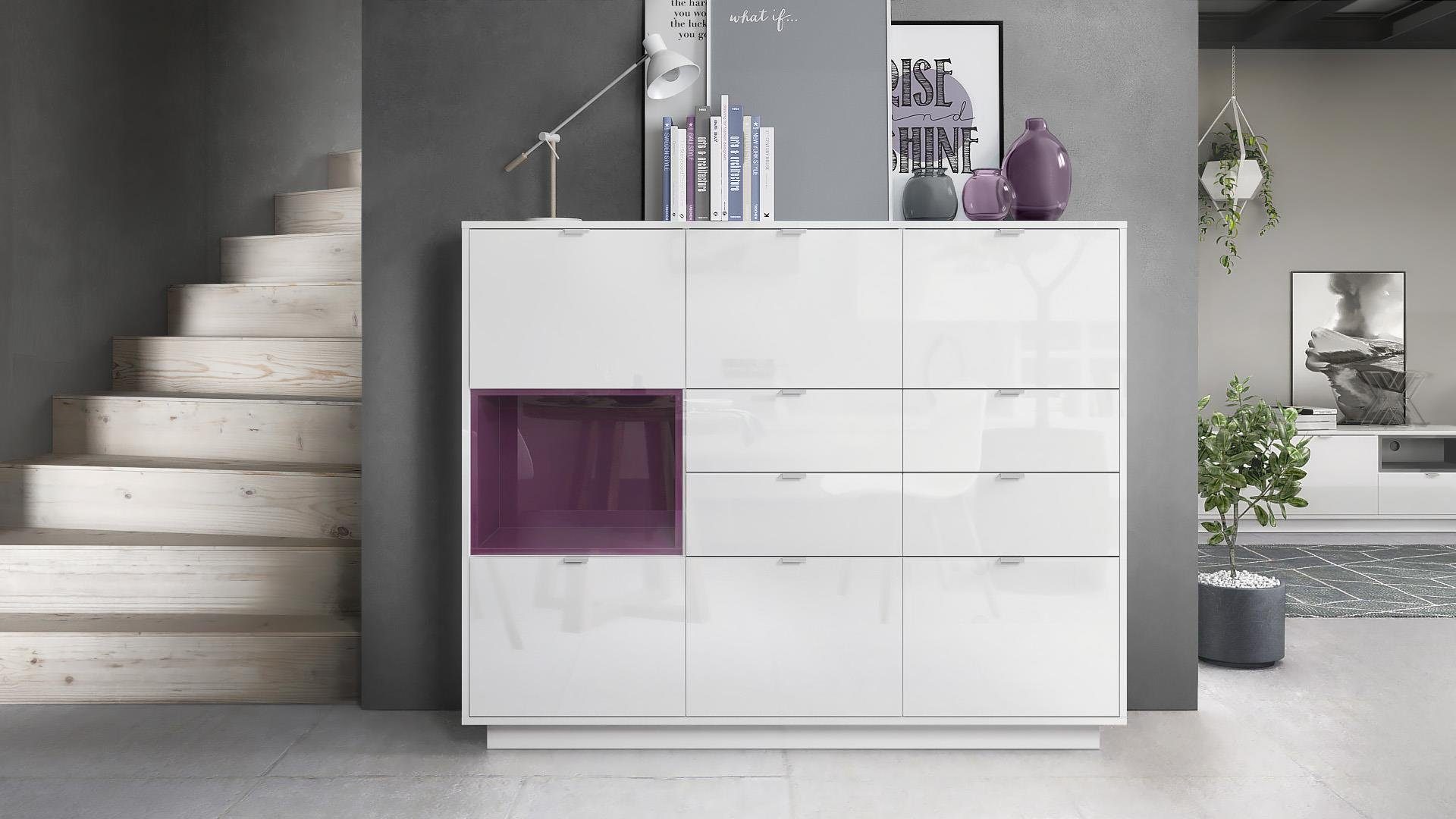 Vladon Highboard Metro V2 (Highboard, mit günstig online kaufen