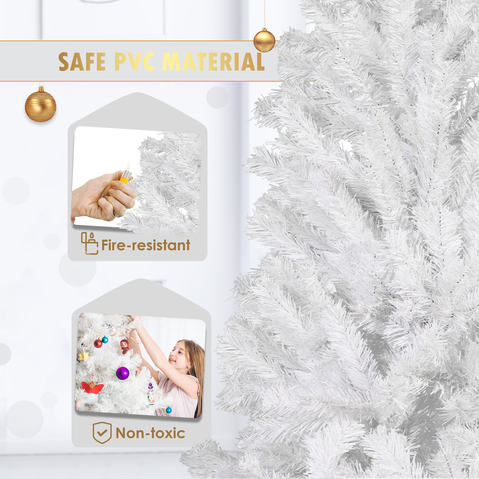 CCLIFE Künstlicher Weihnachtsbaum Künstlicher Weihnachtsbaum Nordmanntanne, günstig online kaufen