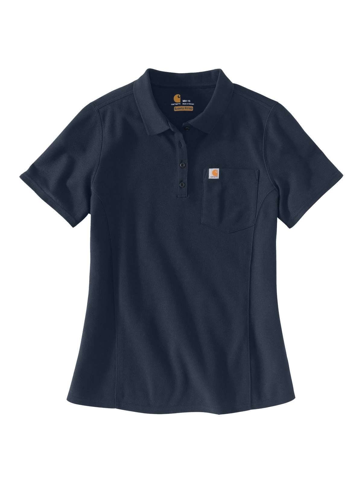 Carhartt T-Shirt Carhartt Shortsleeve Polo Marineblau