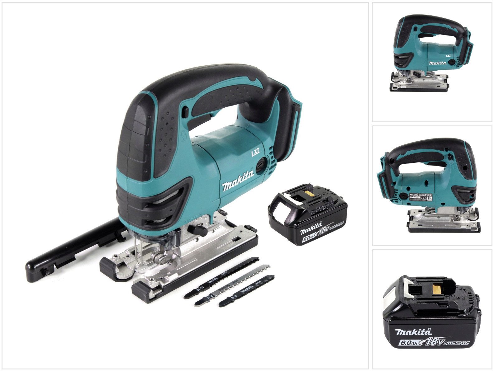 Makita Akku-Stichsäge DJV 180 G1 Akku Stichsäge 18V + 1x Akku 6,0 Ah - ohne Ladegerät