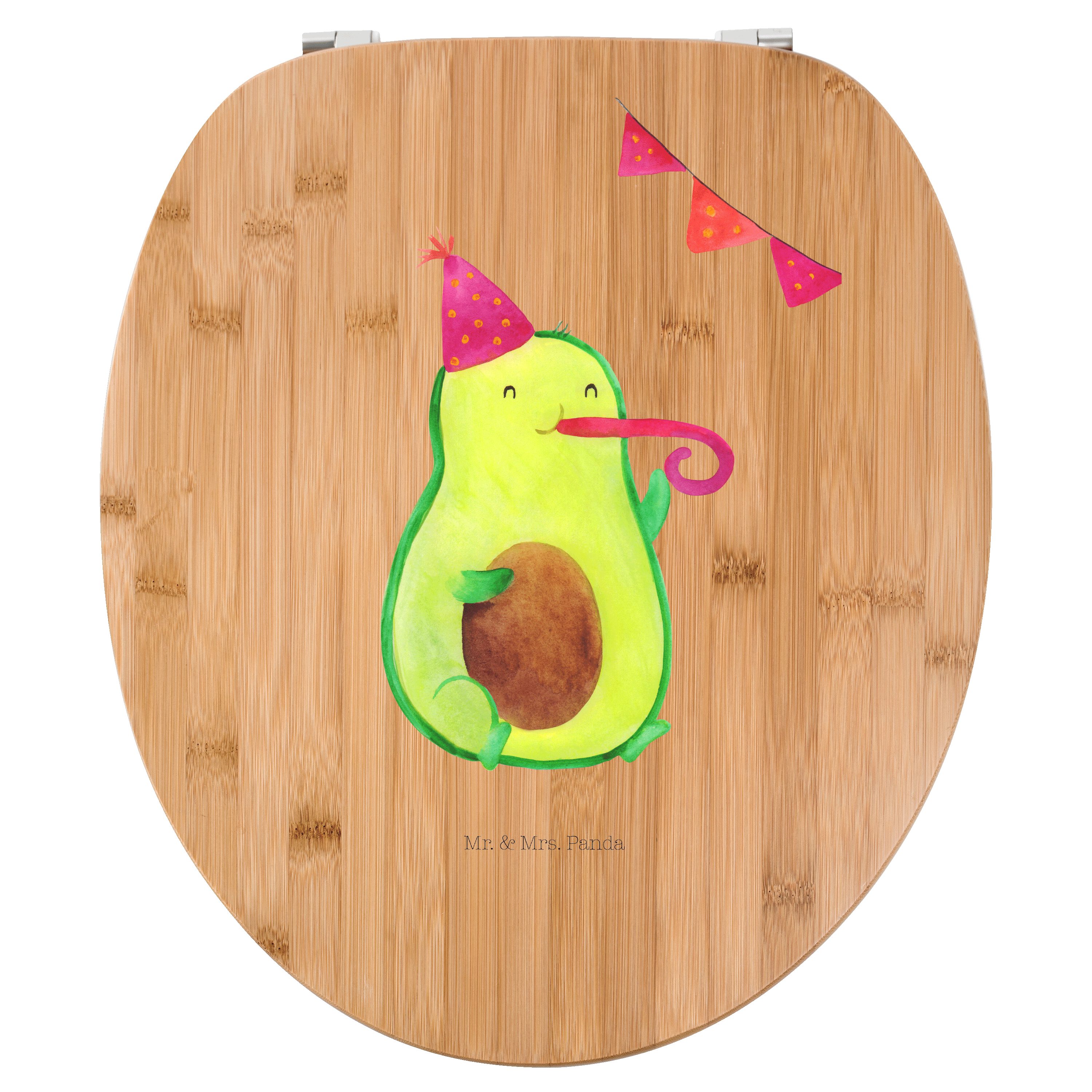 WC-Sitz Avocado Geburtstag - Transparent - Geschenk, WC-Sitz, Toilette, Klobr