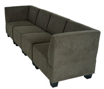 MCW 4-Sitzer Moncalieri-4-S, 4 Teile, Clipsystem, Moderner Lounge-Stil, Abgerundete Ecken und Kanten