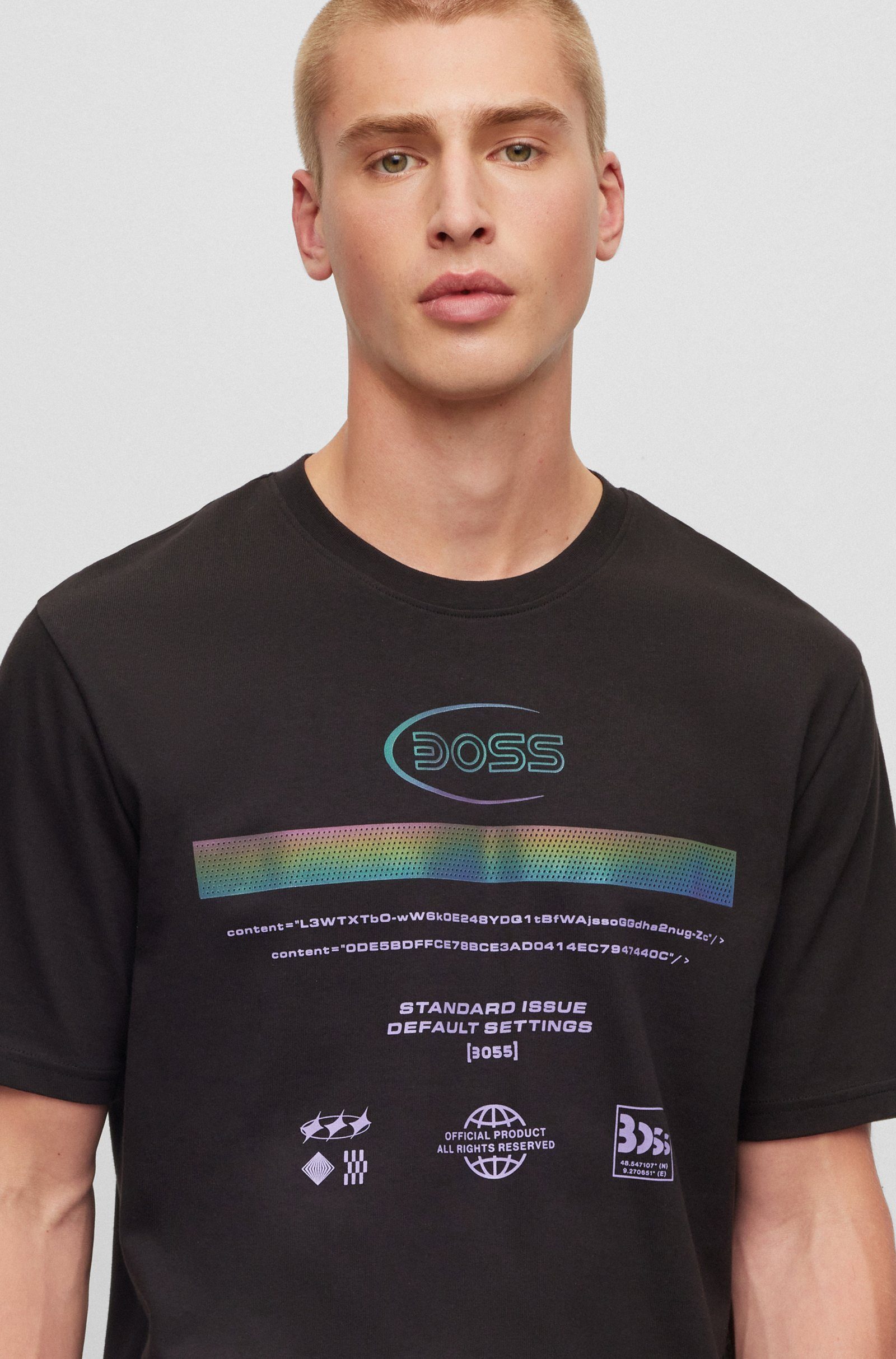 BOSS ORANGE T-Shirt Teiridescent (1-tlg)