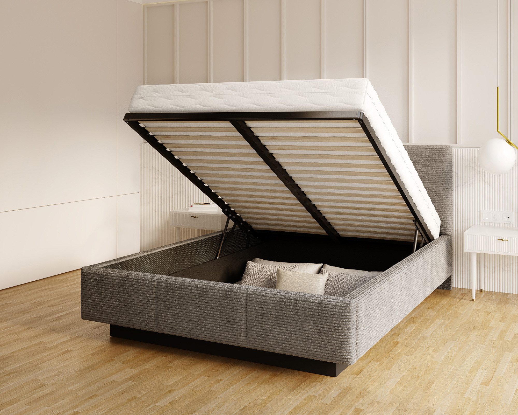 FDM Polsterbett 90x200, 120x200, 140x200, 160x200, günstig online kaufen