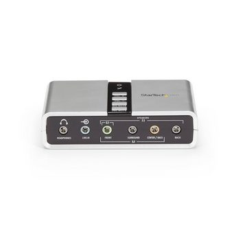 Startech.com STARTECH.COM USB 2.0 Soundbox 7.1 Adapter - externe USB Soundkarte mit Soundkarte