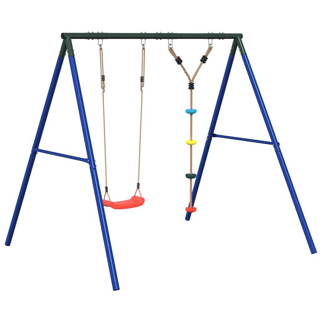 vidaXL Spielturm Schaukel-Set mit Schaukelsitz und Kletterschaukel