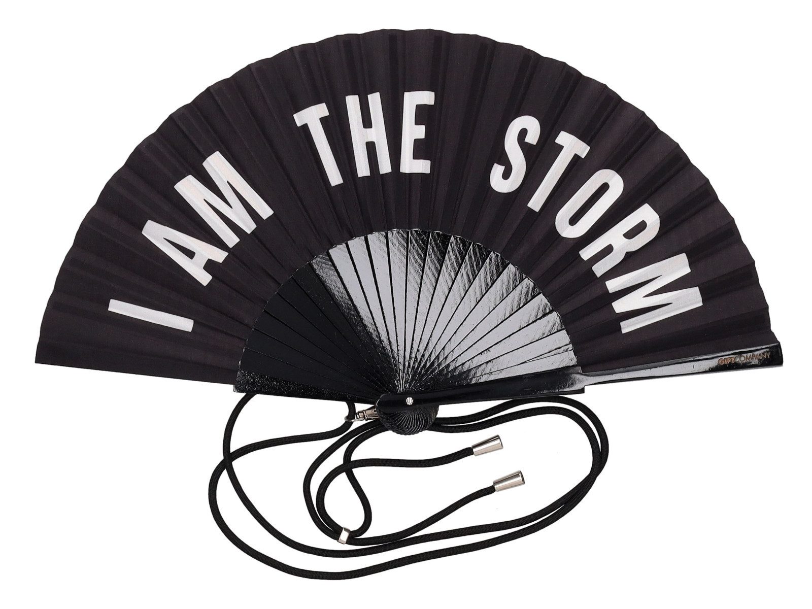 Giftcompany Dekoobjekt Fififan Fächer I am the Storm schwarz 23cm