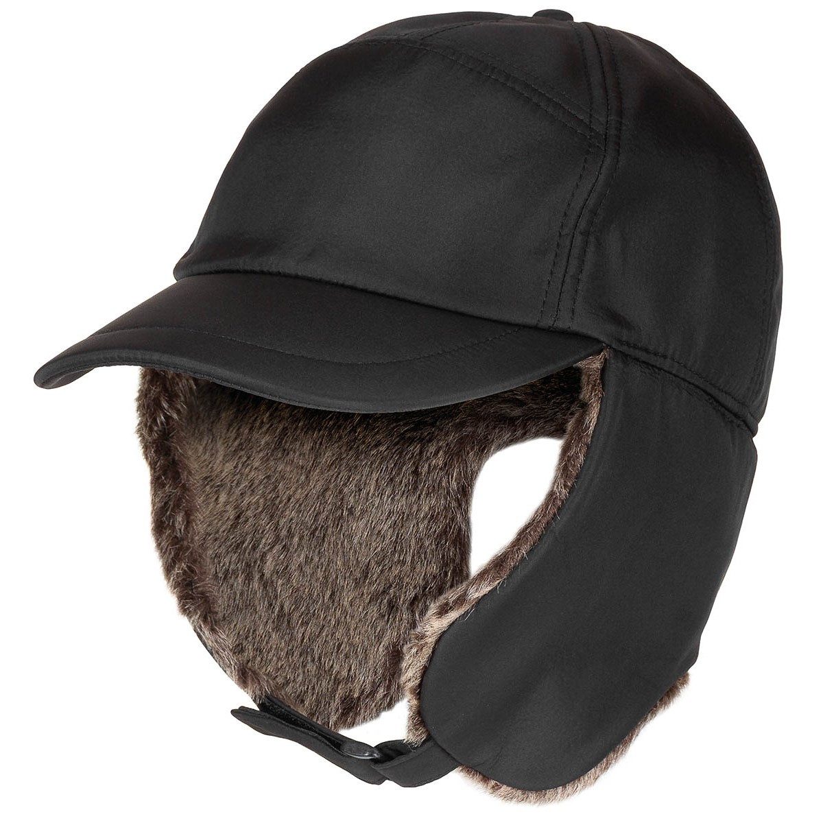 FoxOutdoor Ohrenmütze Winter Cap, "Trapper", schwarz – Bild 3 von 4