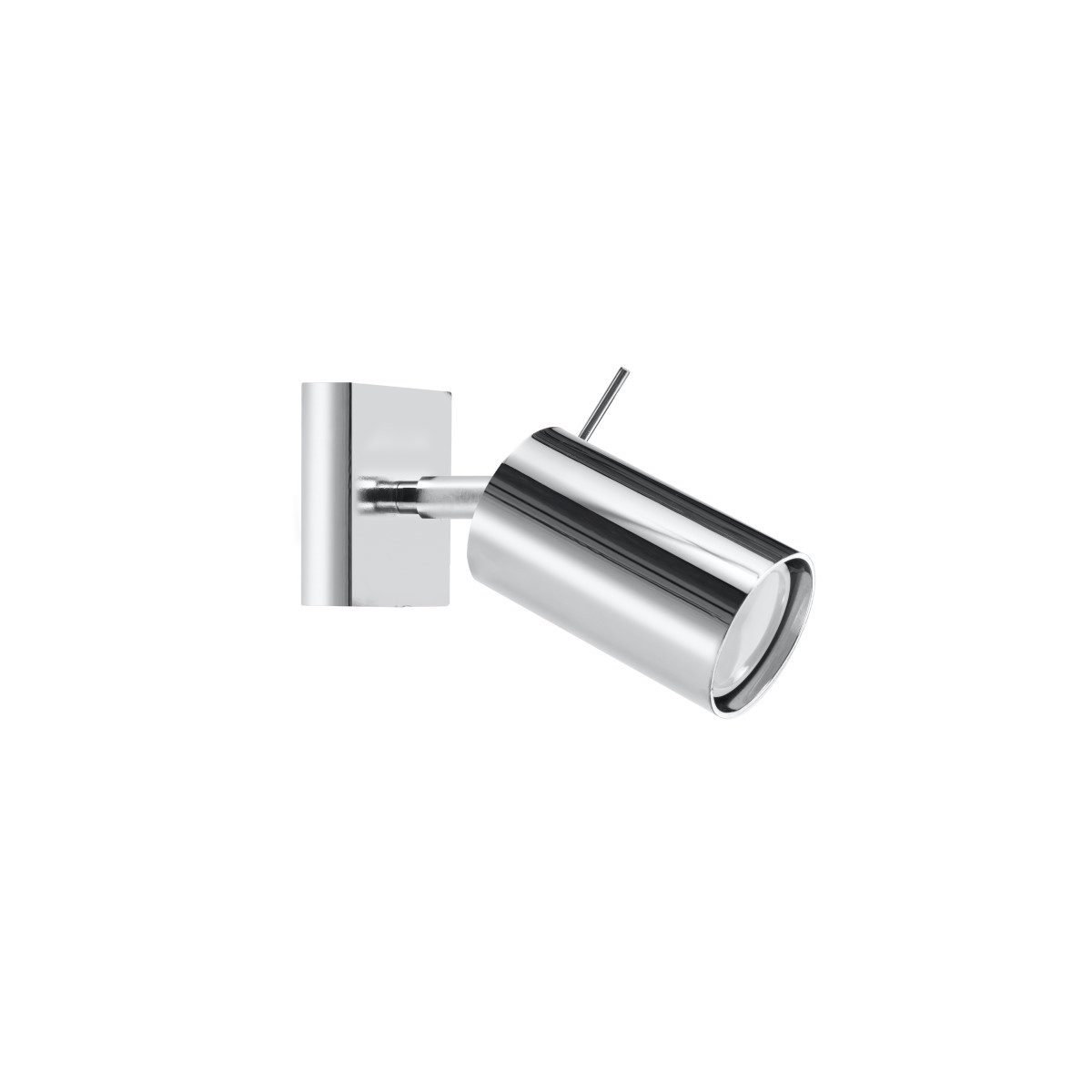 SOLLUX lighting Wandleuchte Wandleuchte Ring Chrom, Nicht enthalten