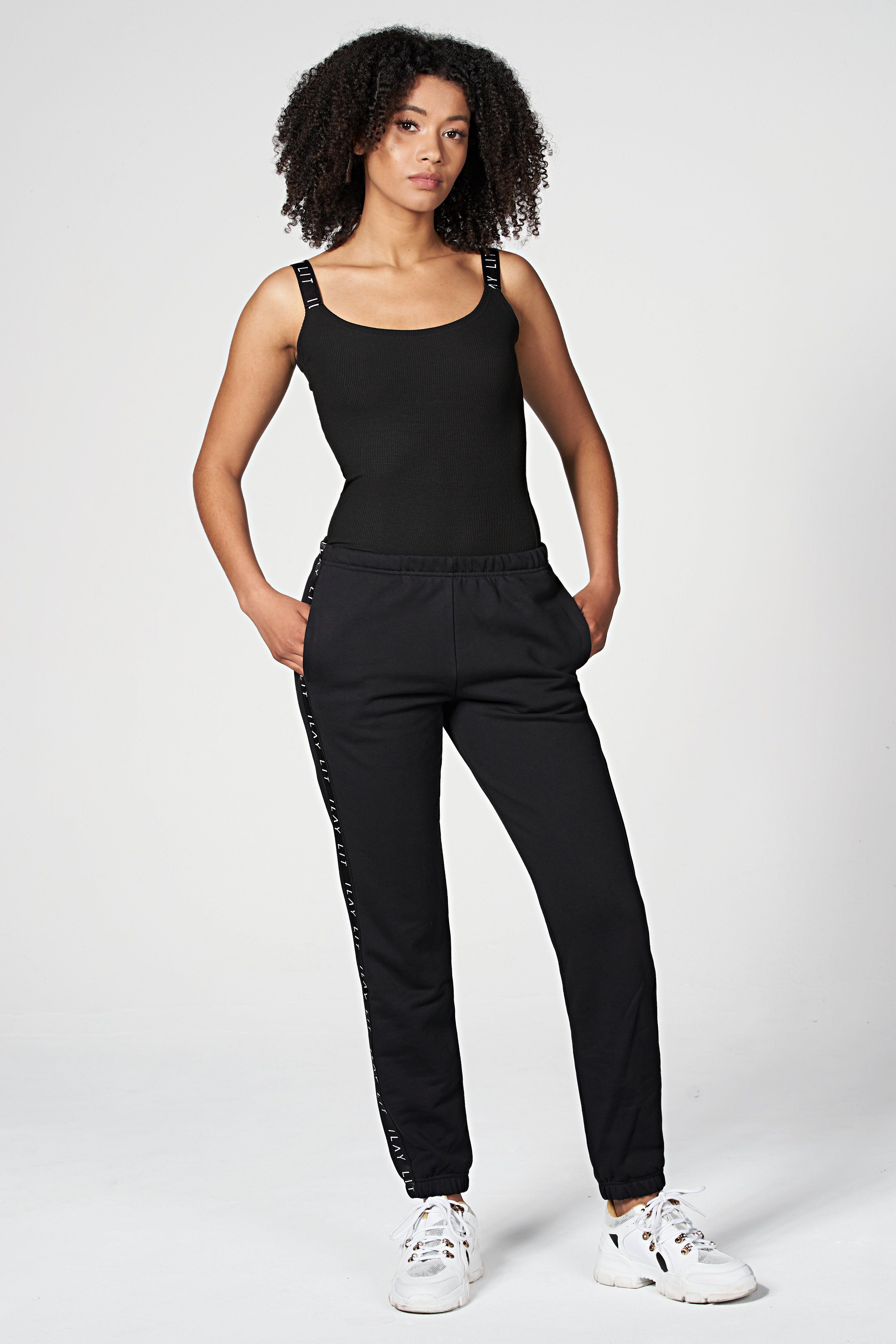 ILAY Lit Jogginghose Jogger Pants- Holy- Black- Streetwear