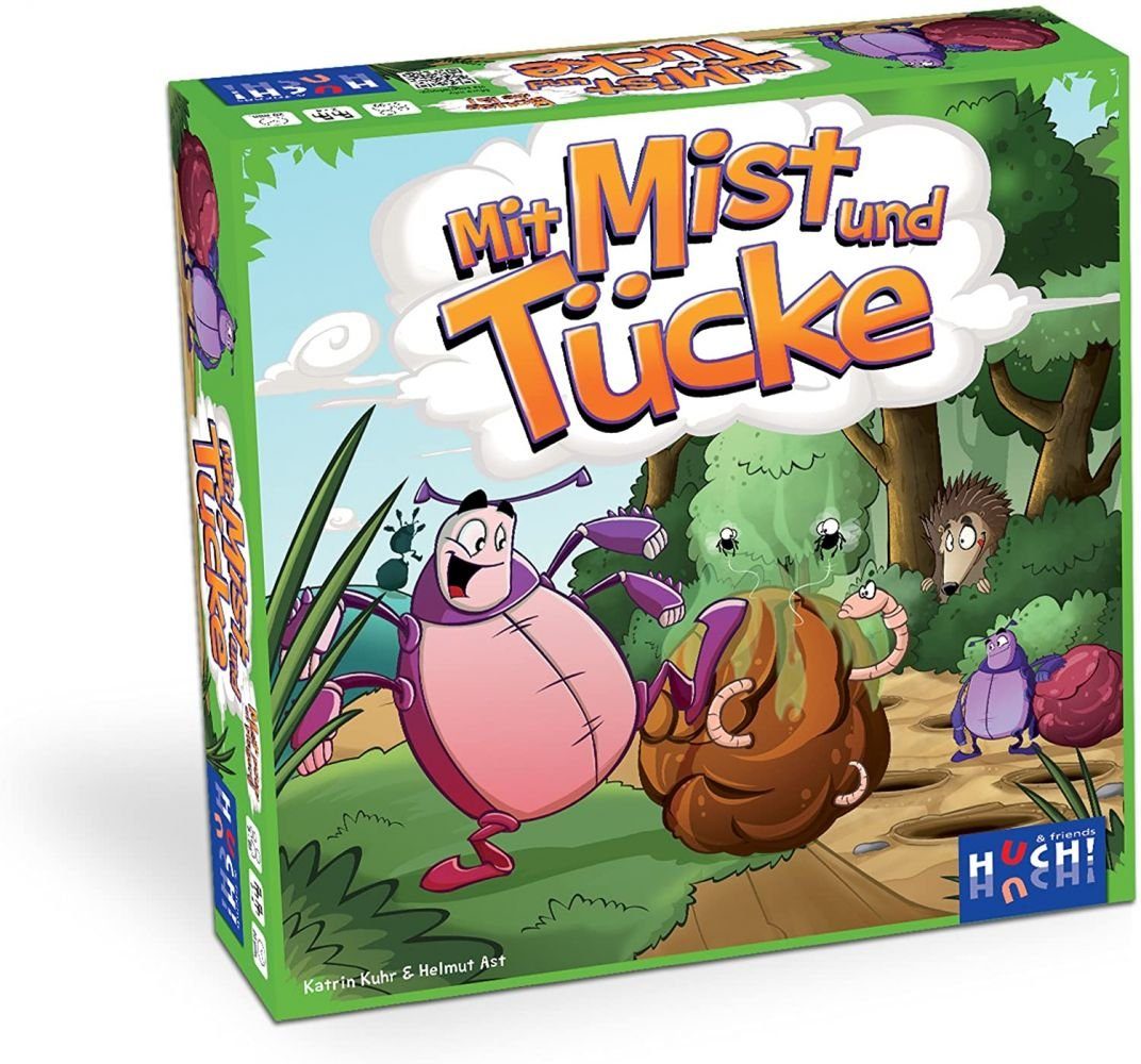 HUCH & friends - Tücke Mist Mit Spiel, Geschicklichkeitsspiel Brettspiel und