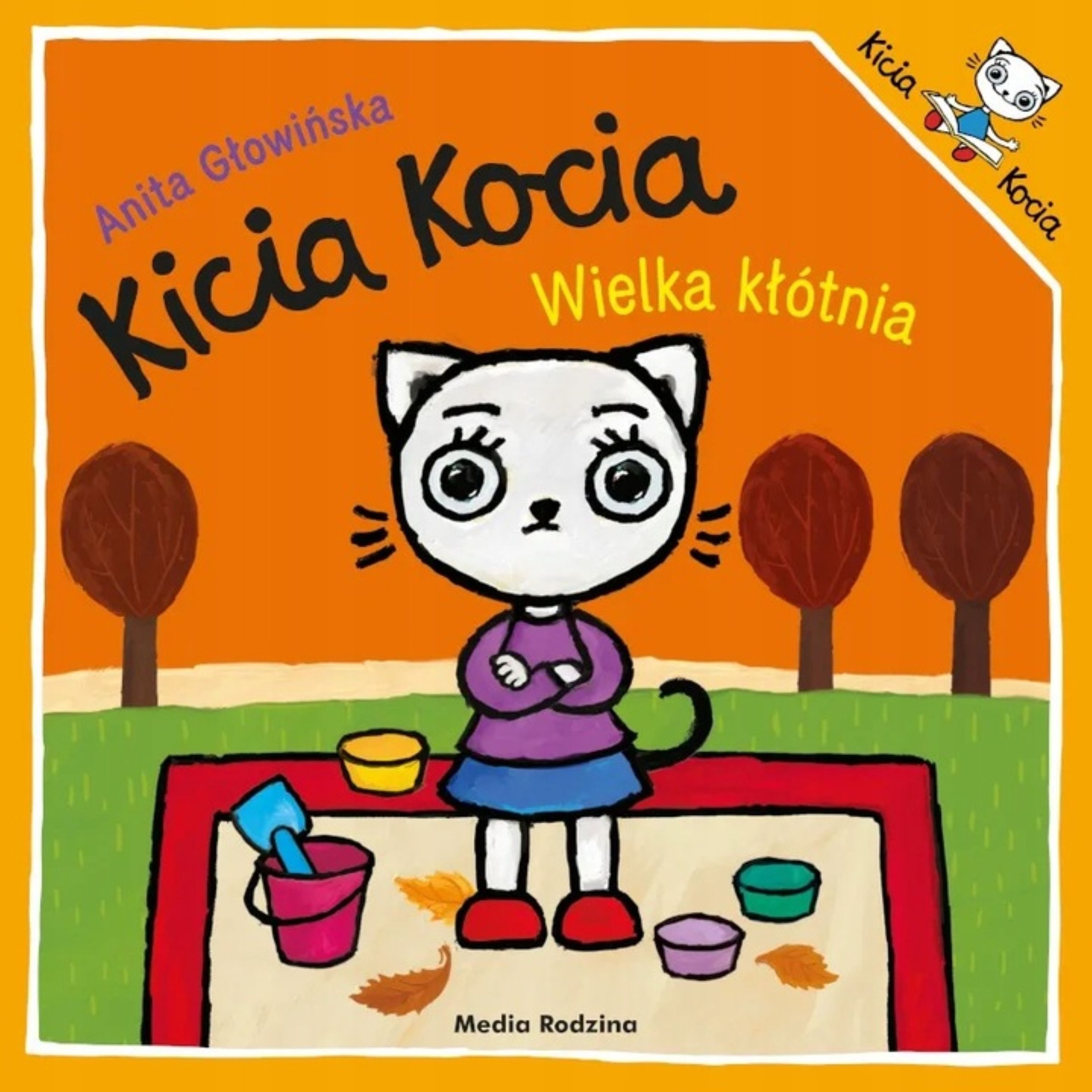Festivalartikel Stoffbuch Kicia Kocia – Der Große Streit, Kinderbuch von Anita Głowińska (1-St)