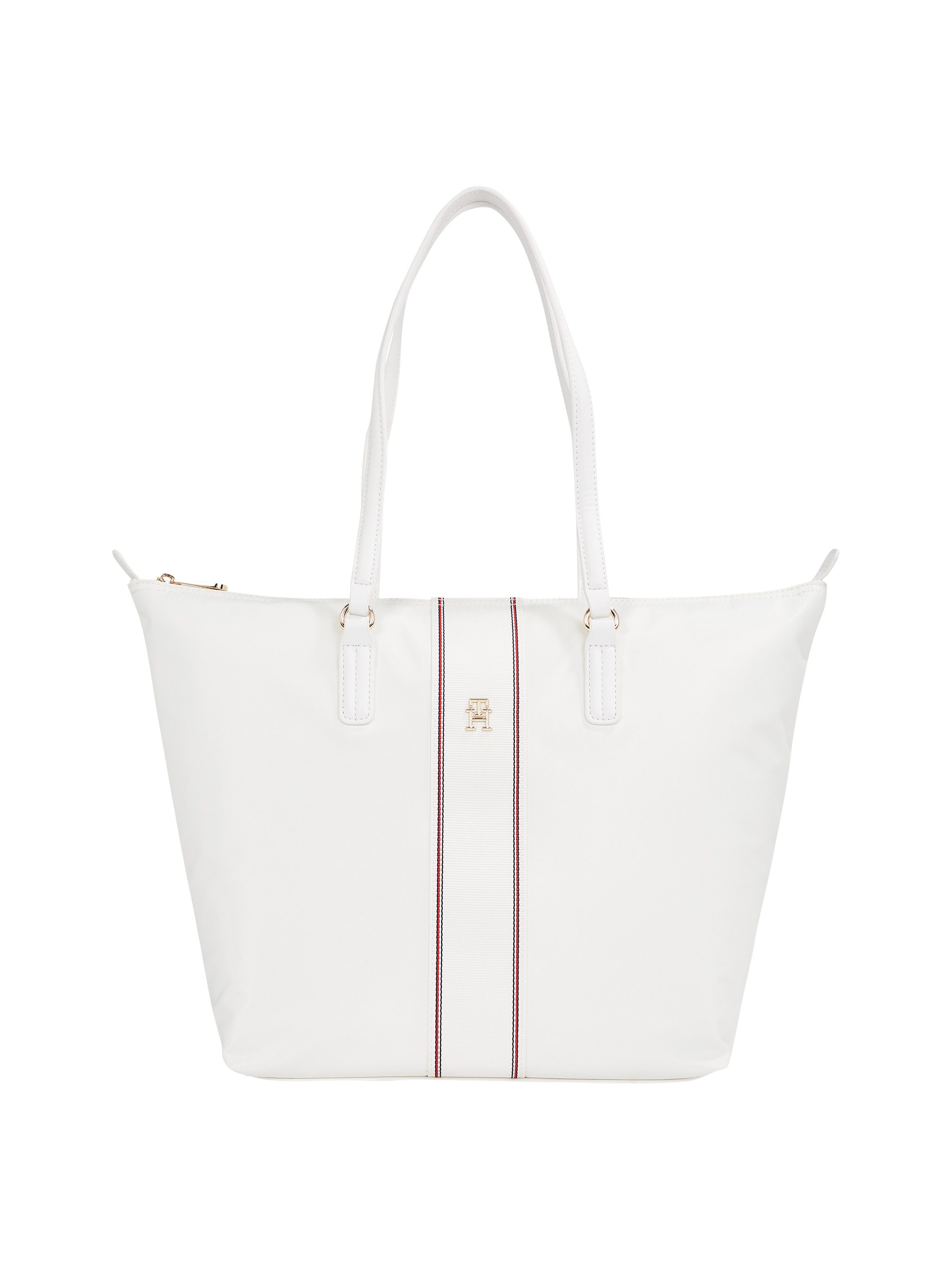 Tommy Hilfiger Tragetasche POPPY TOTE CORP, Damen Henkeltasche, Schultertasche, Shopper mit doppeltem Griff