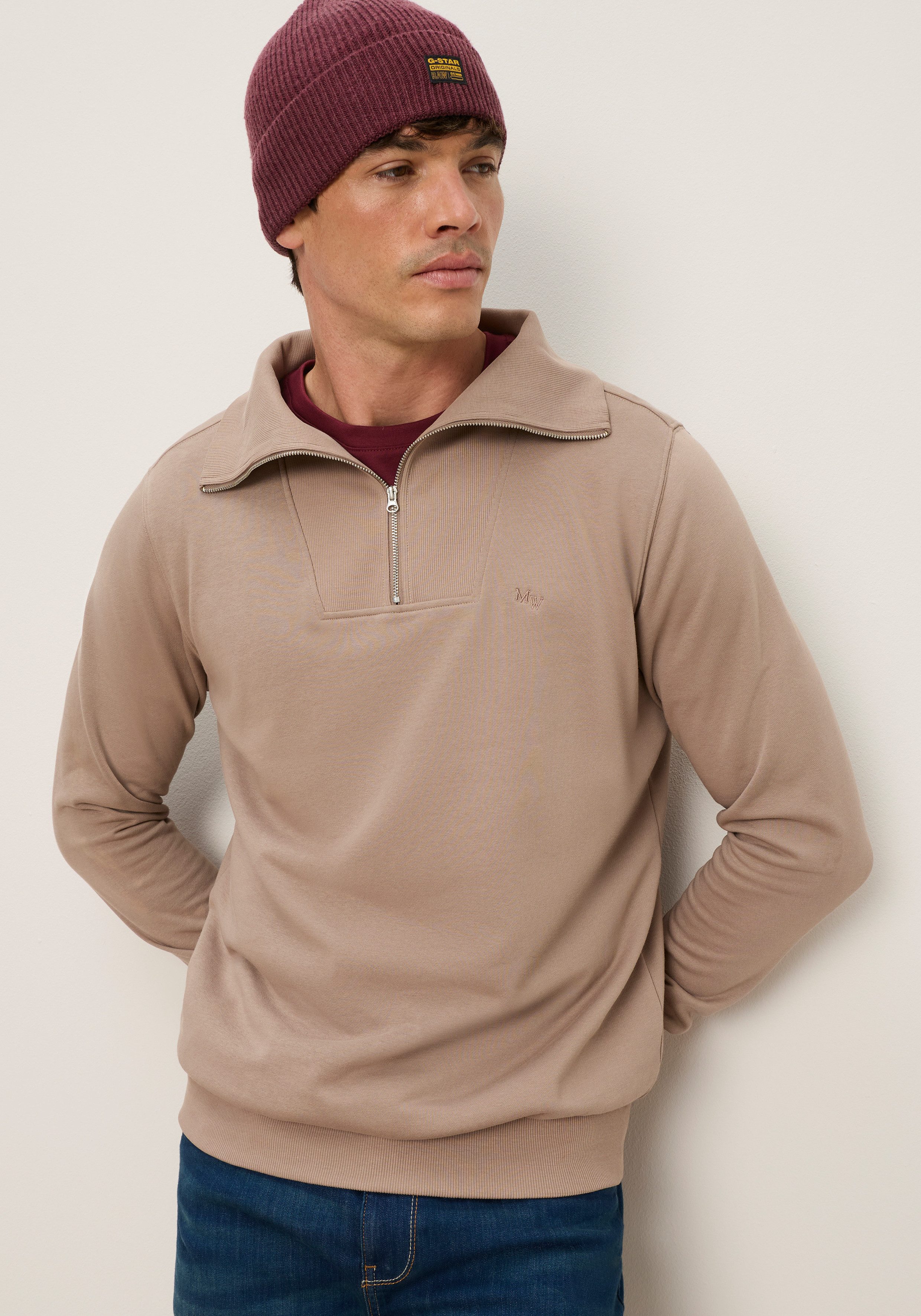 Man's World Sweatshirt Trend: Troyer mit maritimer Note – lässig, unkompliziert, vielseitig. Reduzierter Preis € 19,49. Unverbindliche Preisempfehlung € 24,99, (€ 19,49 pro 1 Stk)