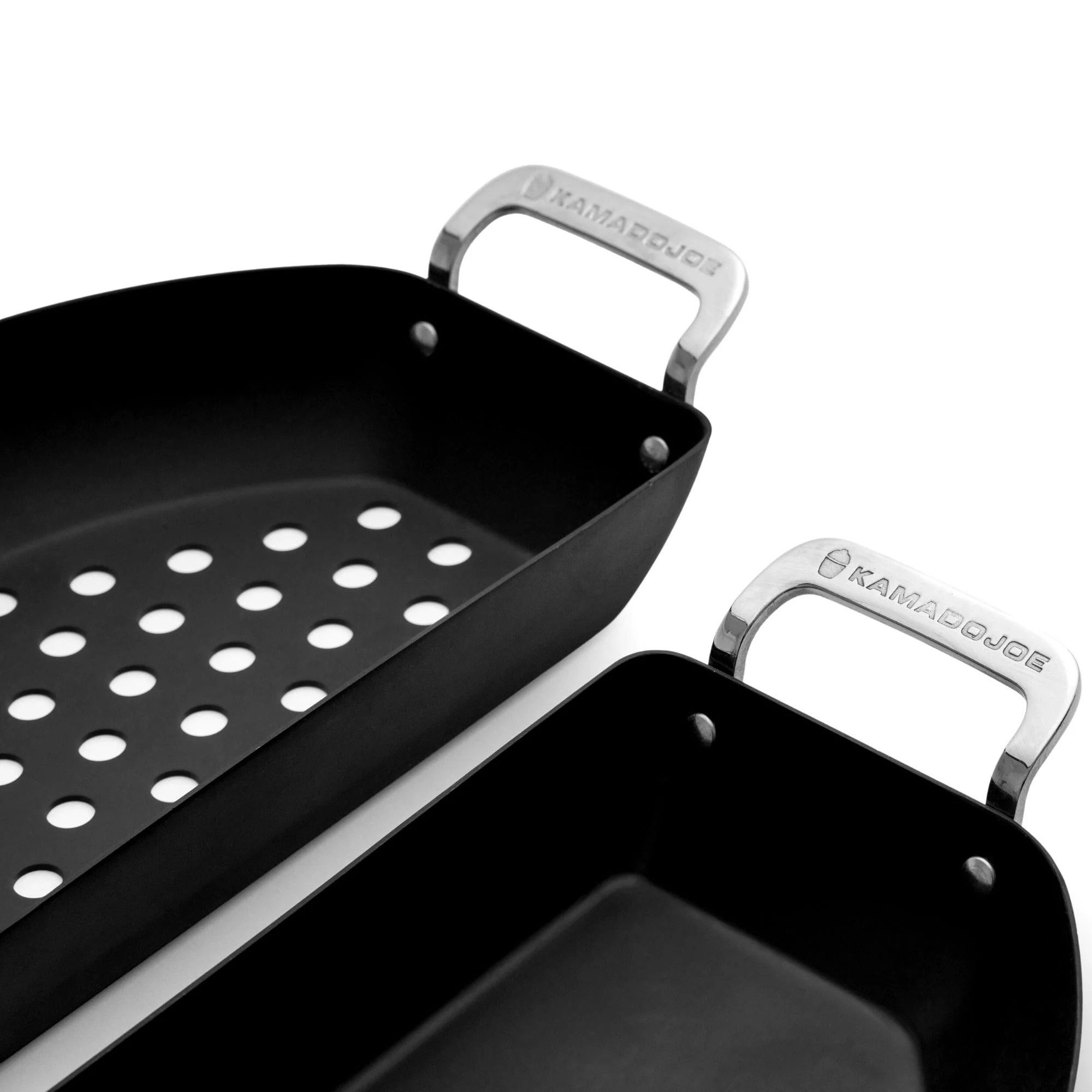 Kamado Joe Keramikgrill Kamado Joe Karbon Steel Halbmond-Pfannenset