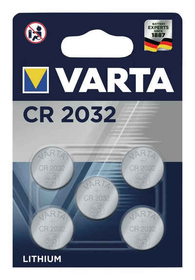 VARTA Batterie, Electronics CR2032 5-er Blister