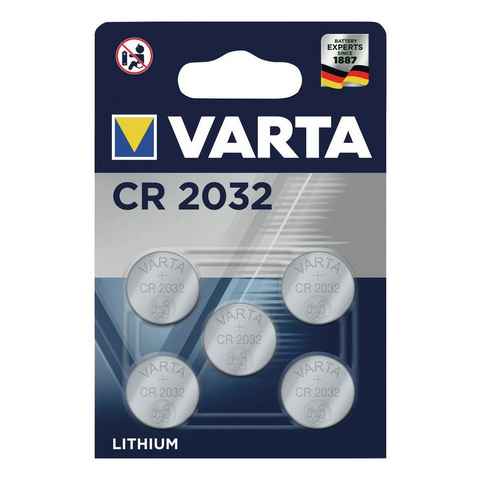 VARTA Batterie, Electronics CR2032 5-er Blister