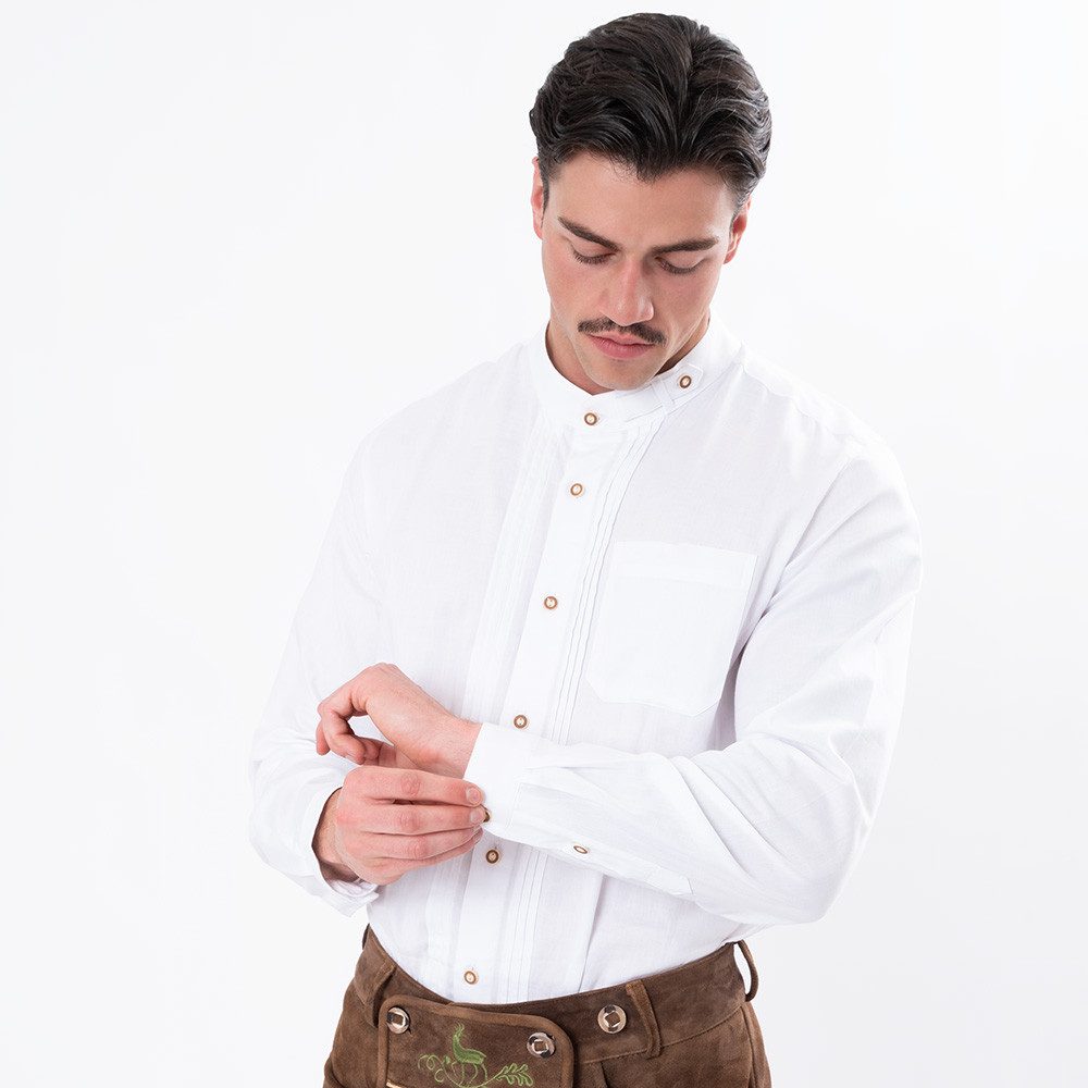HerzSticht Trachtenhemd Herren Trachtenhemd (Modell: Feichteck) – Bild 3 von 5