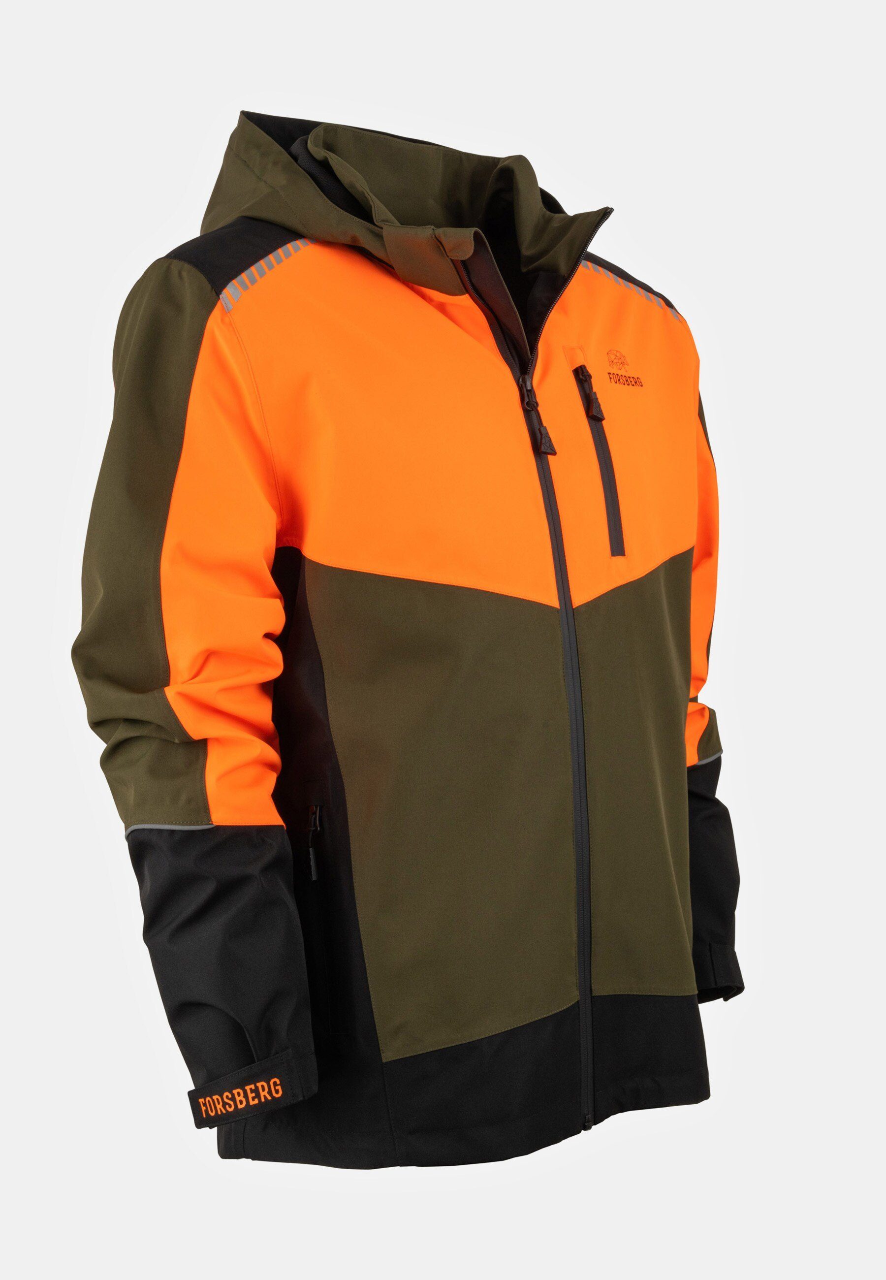 FORSBERG Fieldjacket Skogar neon orange Allwetter-Funktionsjacke