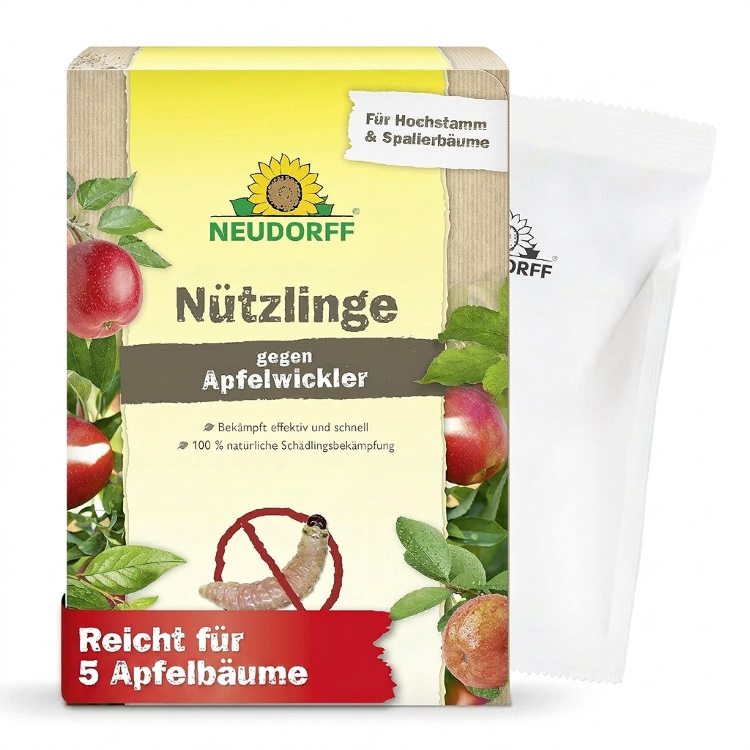 Neudorff Nematoden Nützlinge gegen Apfelwickler, 5 Mio. SF-Nematoden gegen Apfelwickler-Larven
